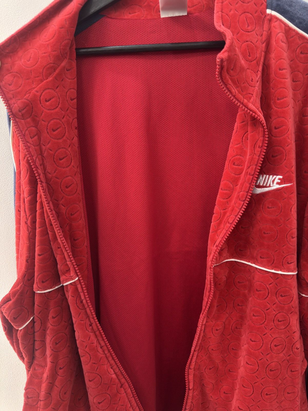 Nike × Supreme Supreme Nike Velour Track Jacket Size US XL / EU 56 / 4 - 3 Thumbnail
