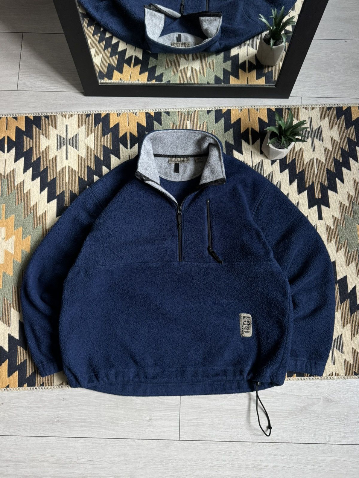 Timberland Vintage Timberland Gorpcore 1/3 Zip Fleece Sherpa Size US S / EU 44-46 / 1 - 1 Thumbnail