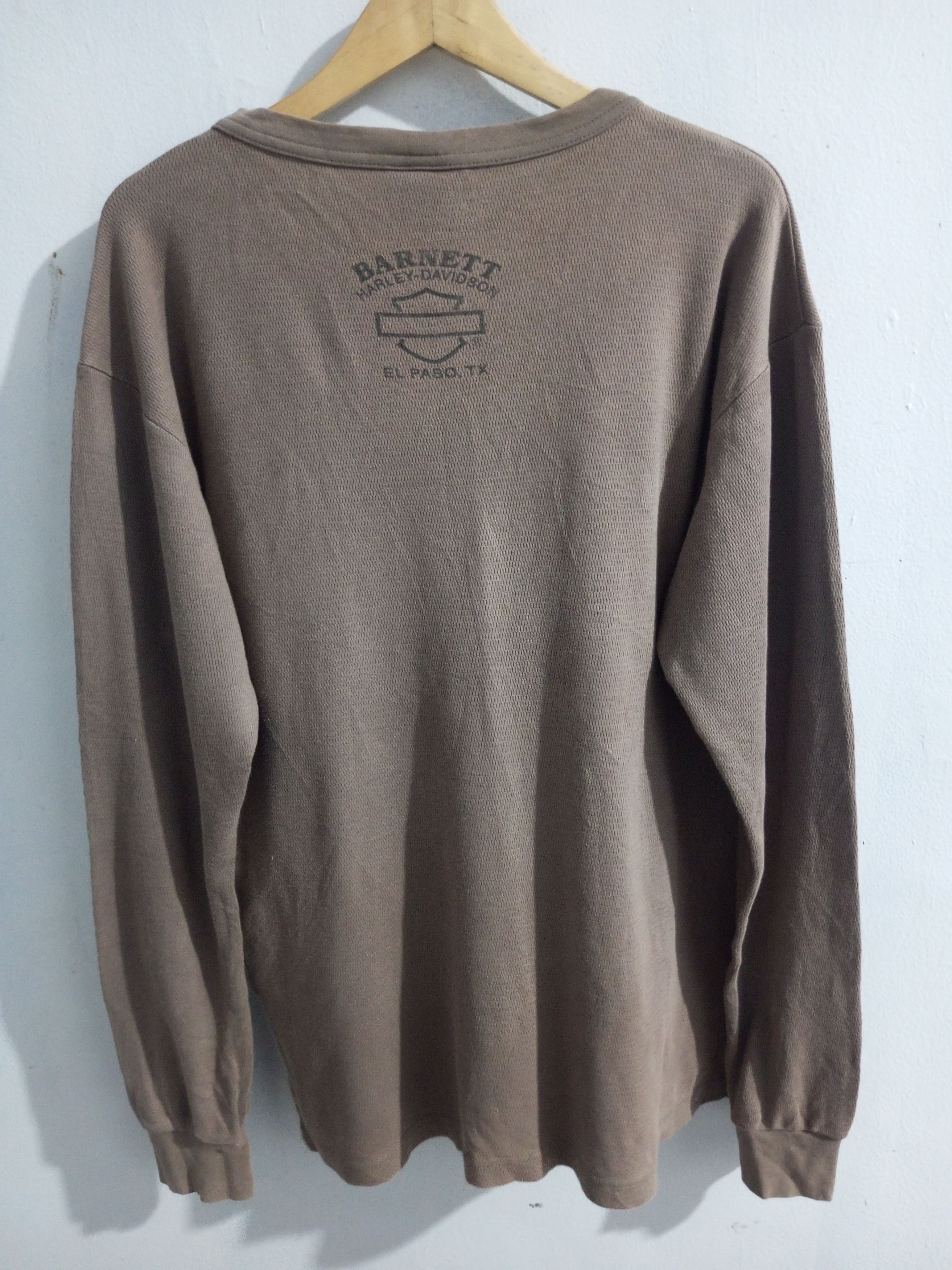 Harley Davidson Vintage Harley Davidson Barnett El Paso long sleeve tshirt Size US M / EU 48-50 / 2 - 6 Thumbnail