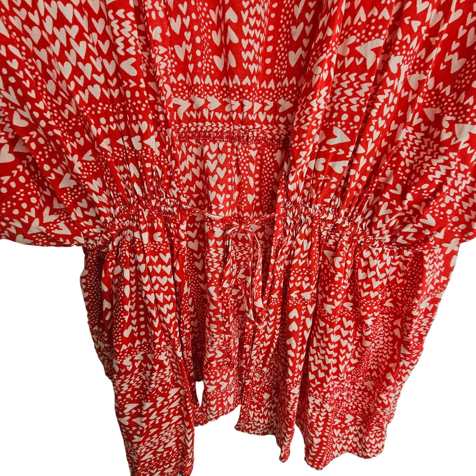 Victoria's Secret Victorias Secret Heart Kimono OS Cover Up Romantic Sheer Size ONE SIZE - 3 Thumbnail