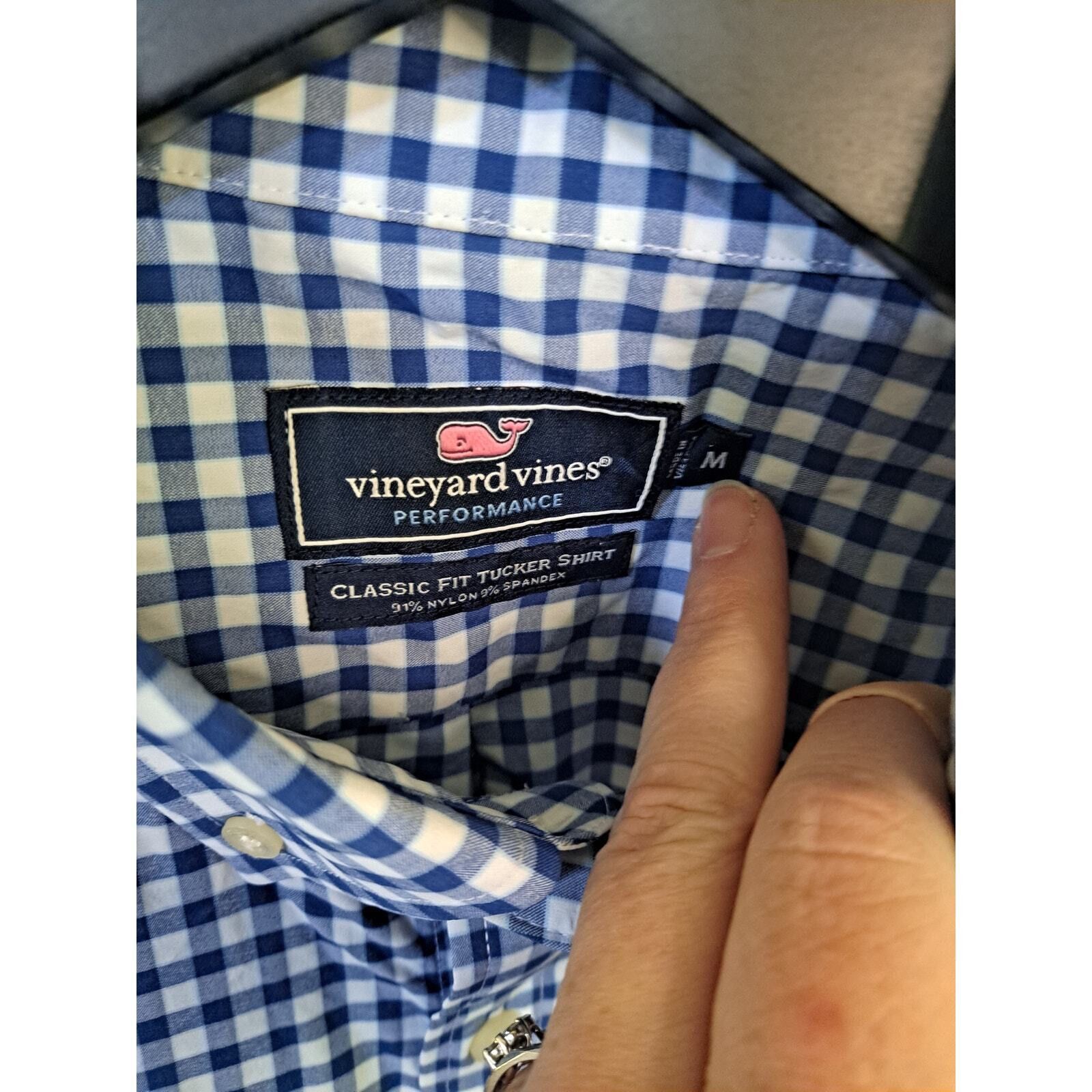 Vineyard Vines Vineyard Vines Performance Classic Fit Tucker Shirt Size Med Size US M / EU 48-50 / 2 - 2 Thumbnail