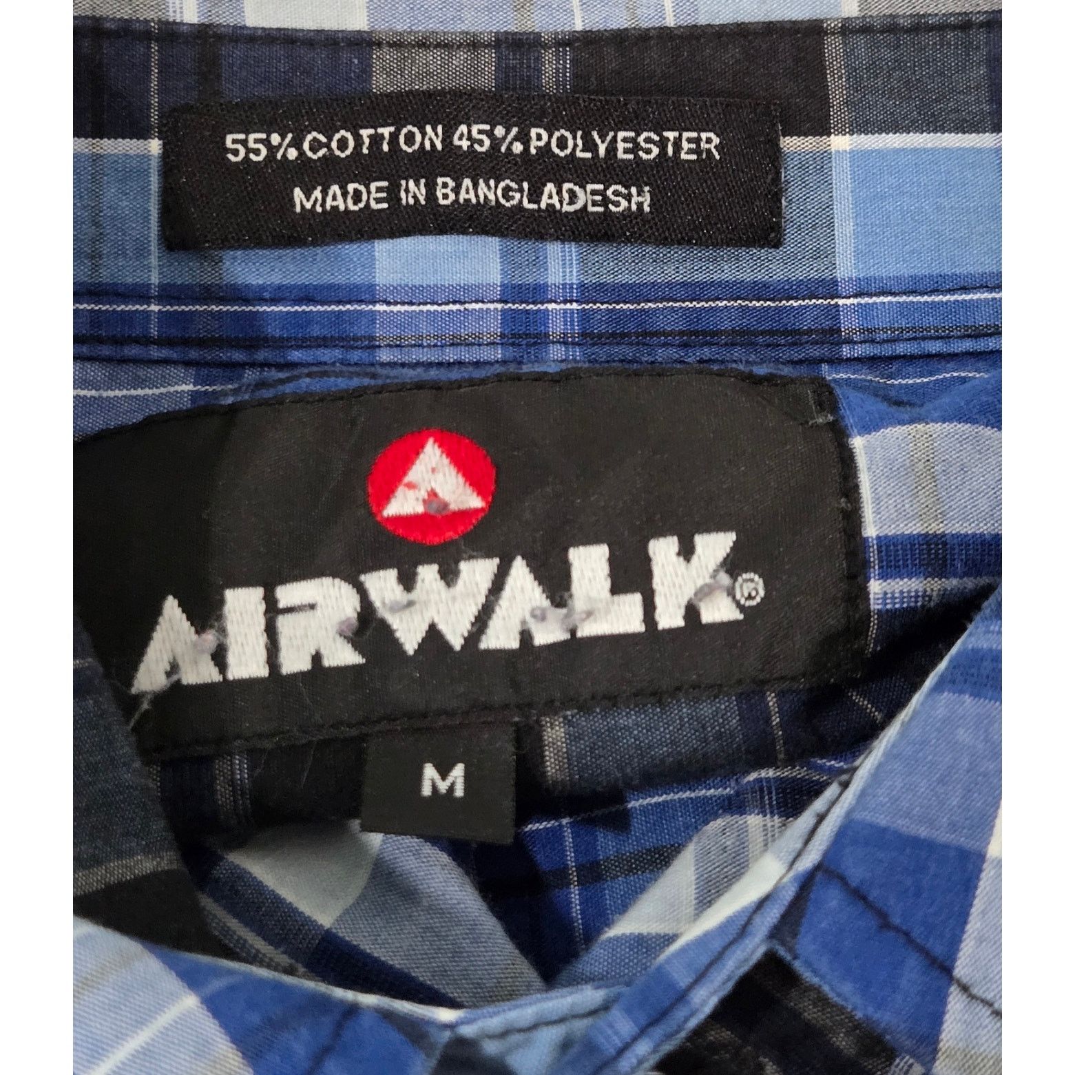 Other Airwalk Blue Black Plaid Button Up Men's Shirt Medium Size US M / EU 48-50 / 2 - 3 Thumbnail