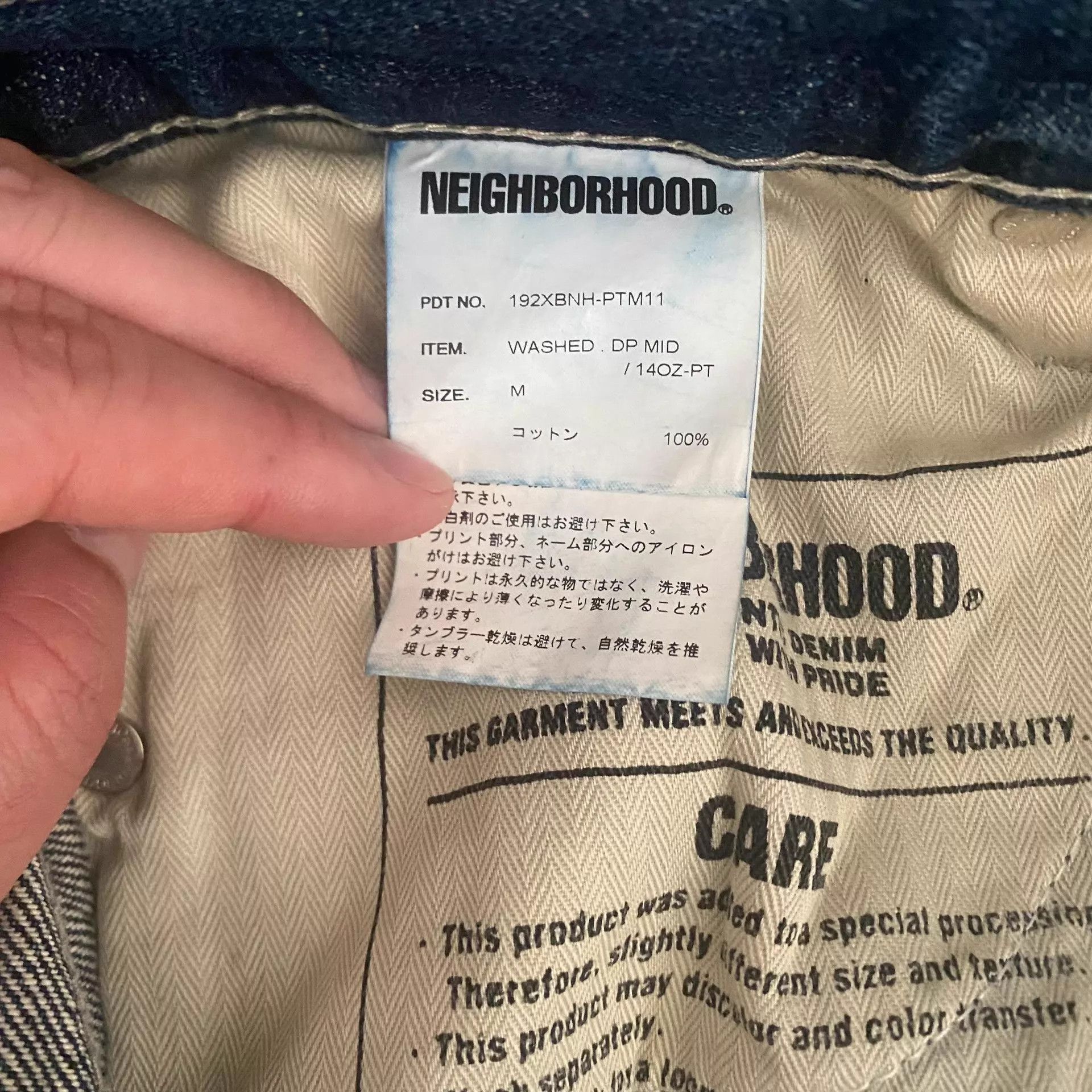 Neighborhood Neighborhood 19aw Dp-Mid Slim Straight Wash Jeans M Size US 32 / EU 48 - 9 Thumbnail