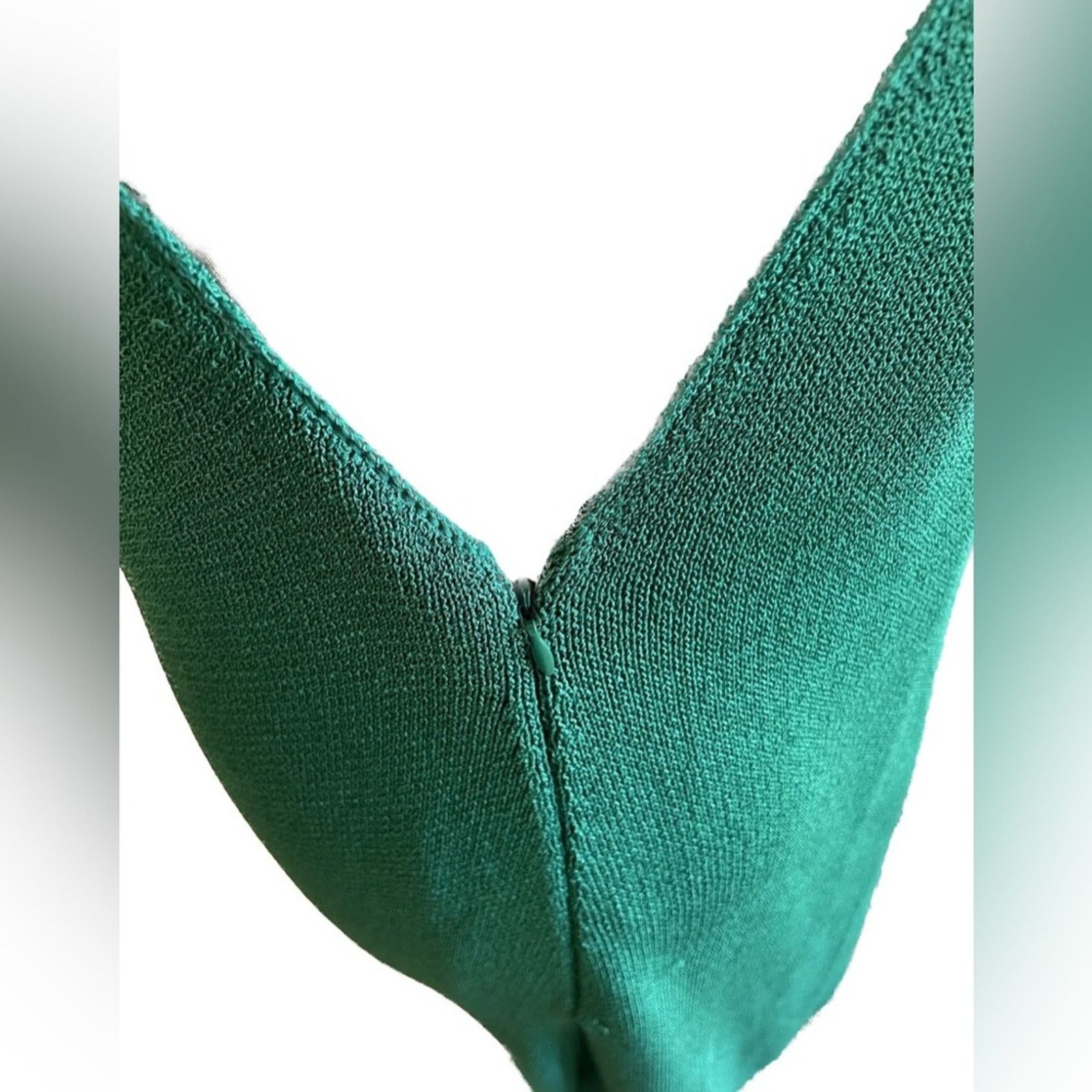 Proenza Schouler PROENZA SCHOULER Embellished Knitted Maxi Dress Green SZ. L Size L / US 10 / IT 46 - 7 Thumbnail
