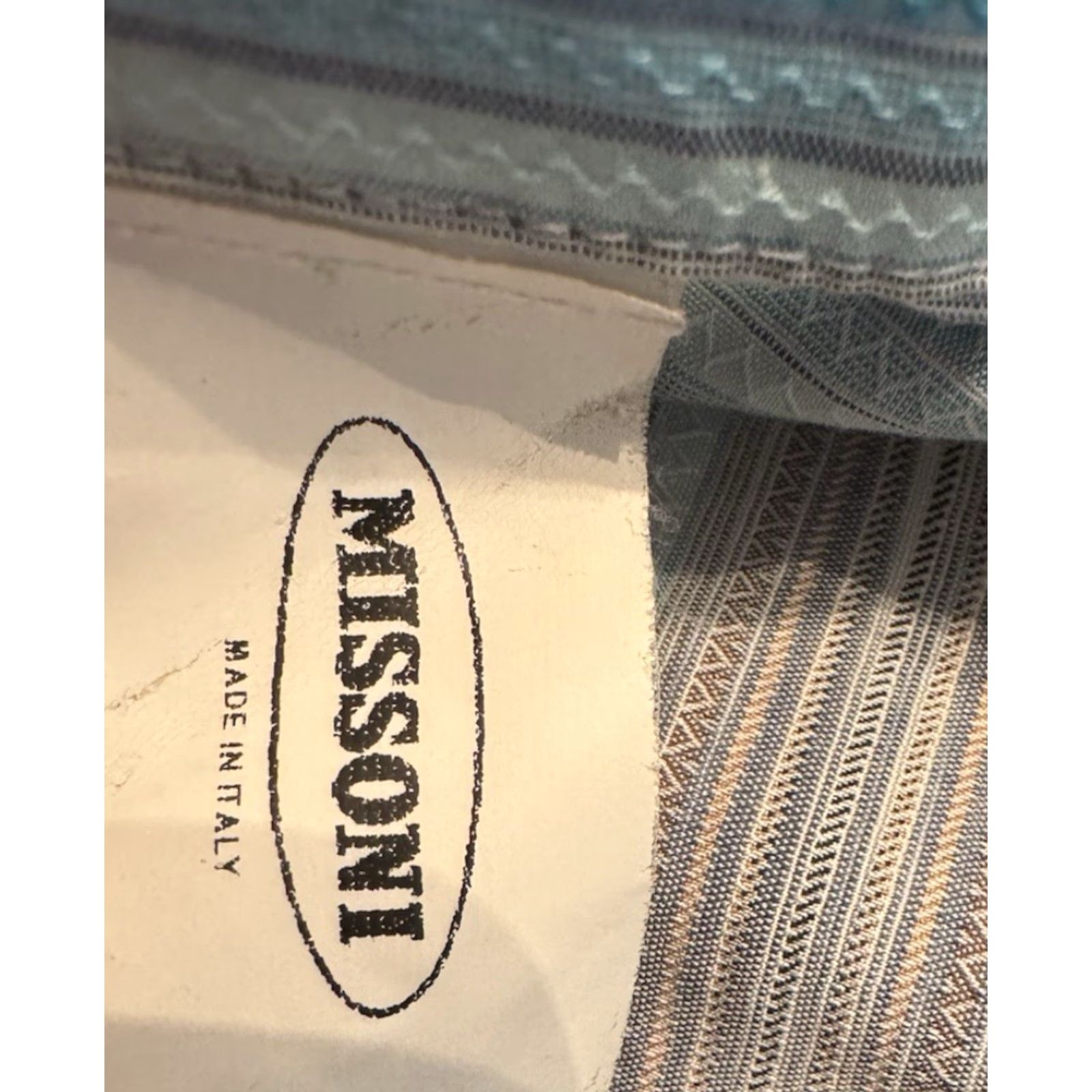 Missoni MISSONI SPORT Striped Embroidered Logo Mens 58 Shirt Shirt Mens 58 Blue Brown White Black Embroidered Button-Up Short Sleeve 90s or 00s? Size US XXL / EU 58 / 5 - 7 Thumbnail