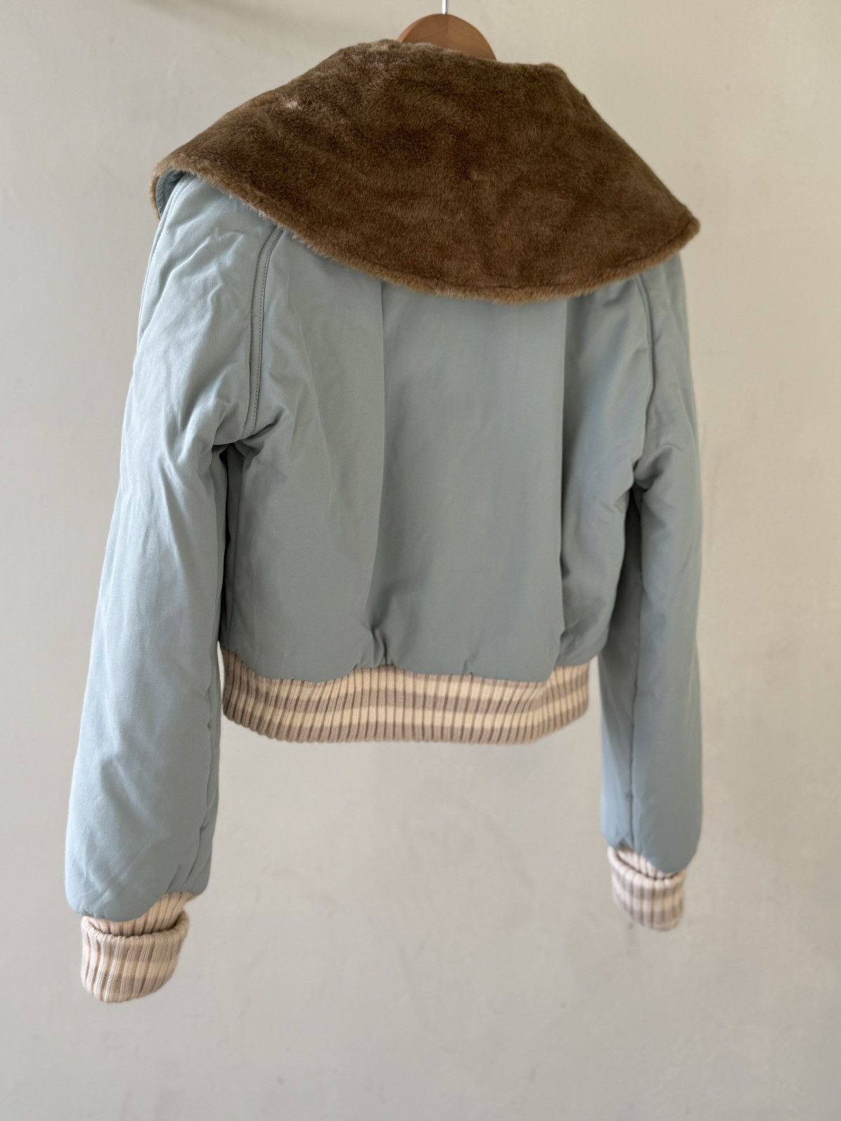 Chanel CHANEL SPORTS FALL 2001 BLUE CC LOGO FUR BOMBER JACKET Size XS / US 0-2 / IT 36-38 - 2 Thumbnail