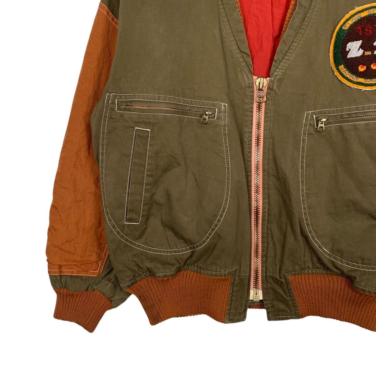 Japanese Brand Japanese Brand Zig Zag Color Block Bomber Jacket Size US M / EU 48-50 / 2 - 3 Thumbnail