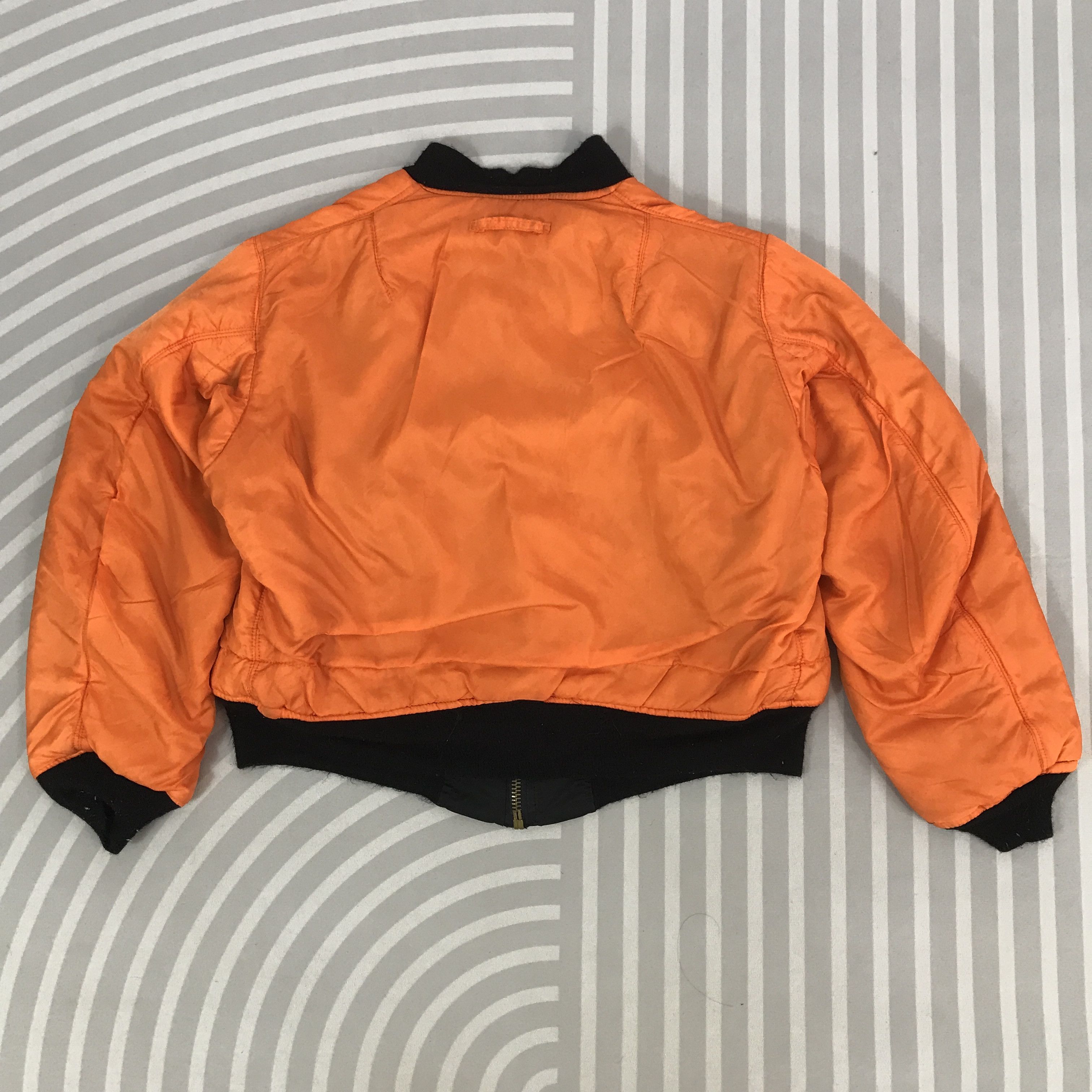Alpha Industries Vintage Alpha Industries Bomber Black jacket Size US XL / EU 56 / 4 - 4 Thumbnail