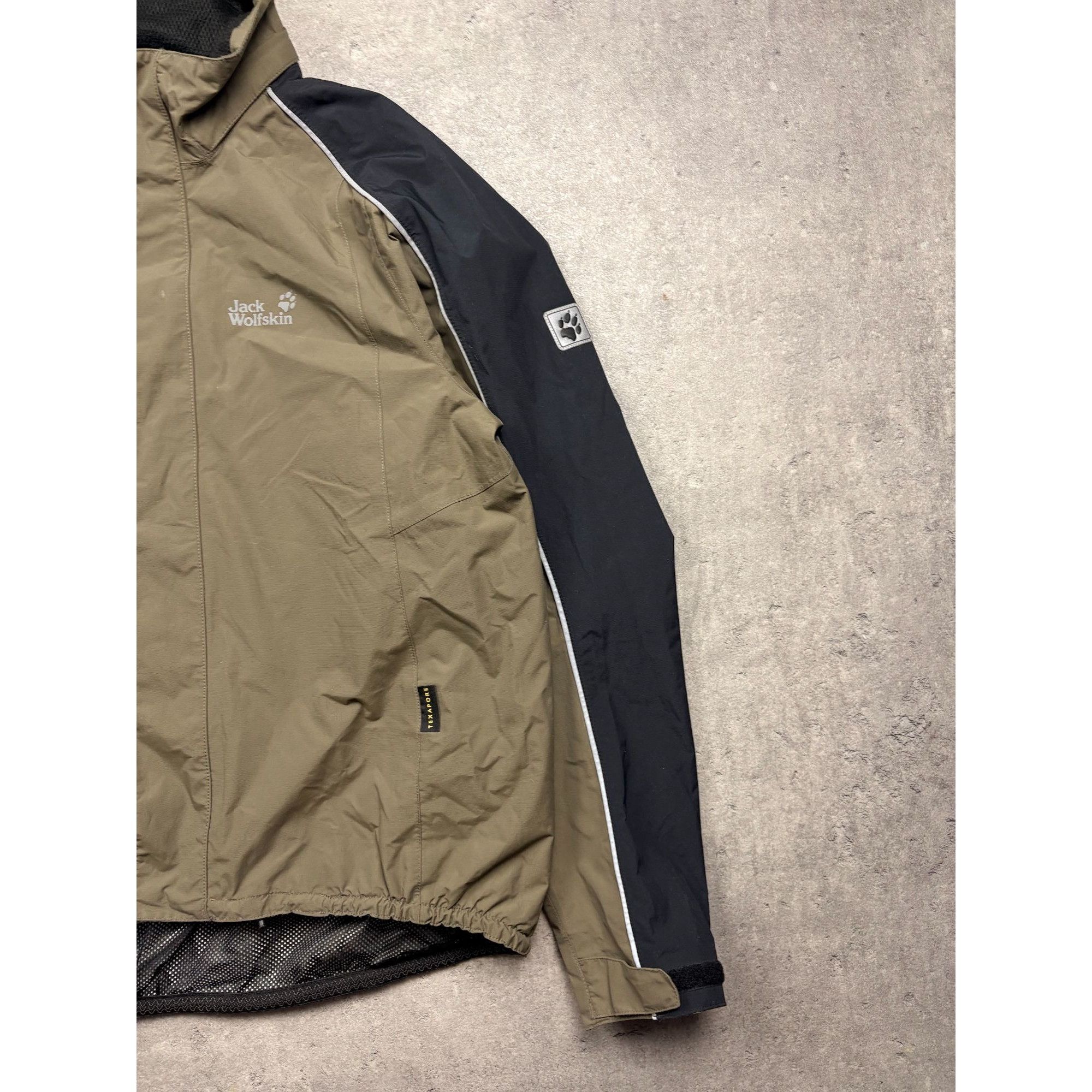 Jack Wolfskin Jack Wolfskin Texapore Outdoor Jacket - Unisex Size L - Oliv Size US L / EU 52-54 / 3 - 3 Thumbnail