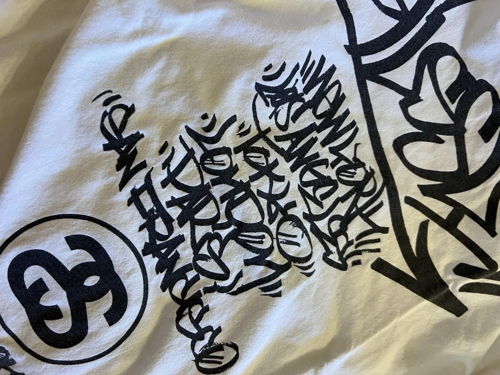 Stussy Vintage Stussy x Slick World Tour Tee Shirt CUSTOMADE Size US XL / EU 56 / 4 - 6 Thumbnail