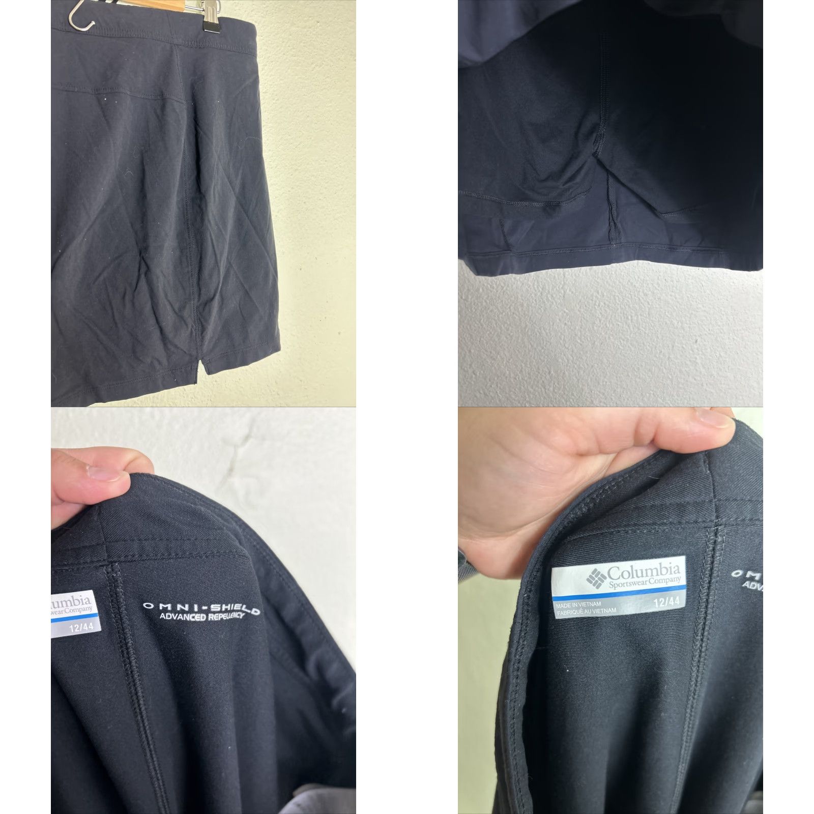 Vintage Columbia Skort Womens 12/44 Black Omni Shield Activewear Athletic Skort 36x17.5 Size 34" / US 12 / IT 48 - 8 Thumbnail