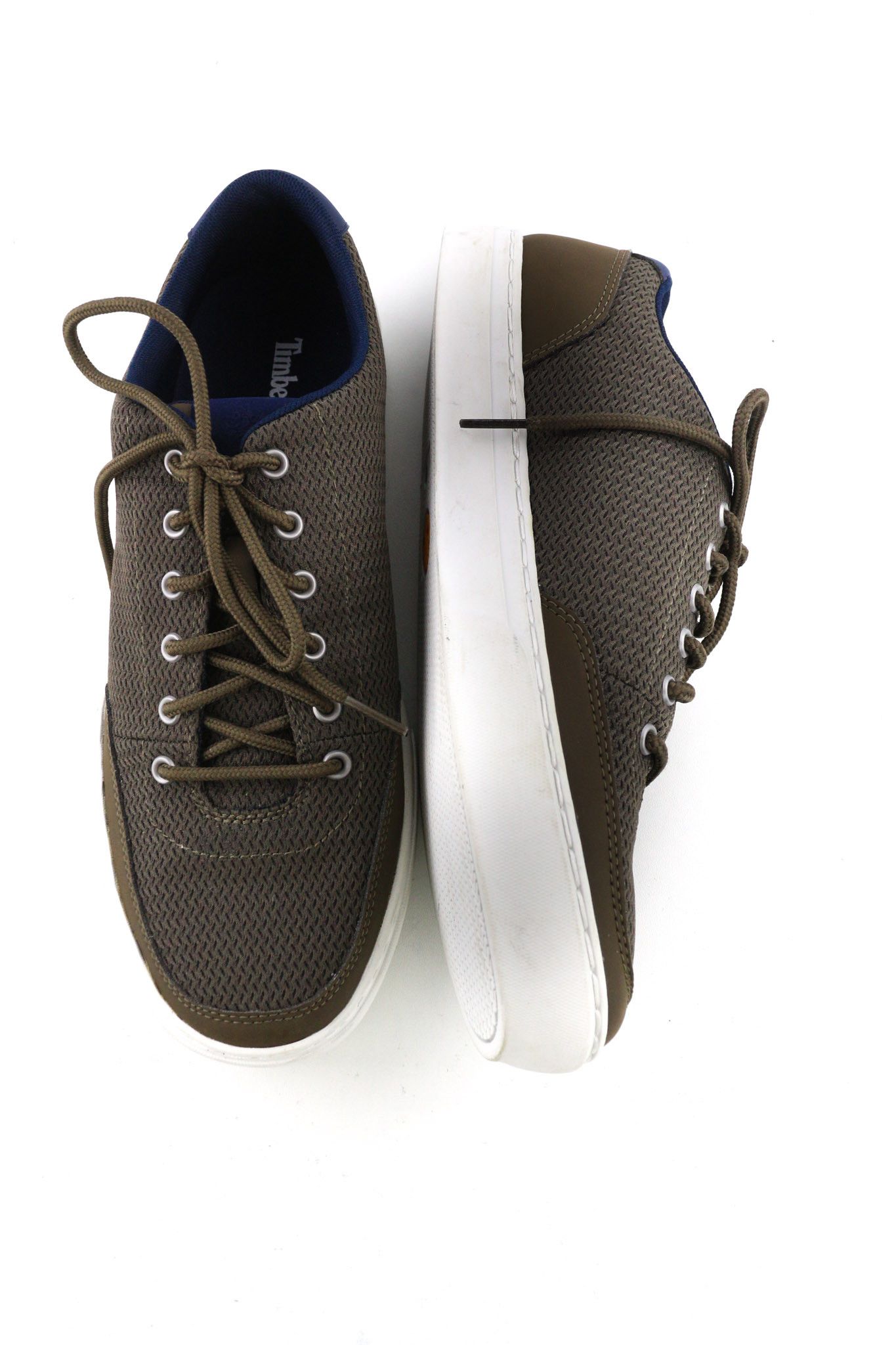 Timberland A2QK3-A5746 EU42/43 Green Leather Textile Shoes 81127 Size US 9.5 / EU 42-43 - 5 Thumbnail