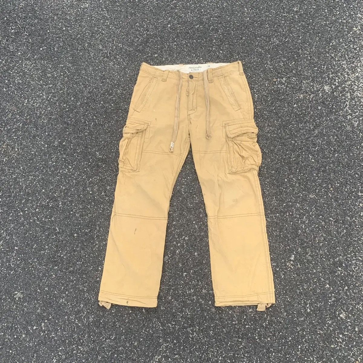 Abercrombie & Fitch 🔥BEST OFFER🔥Tactical Faded Trousers Big Multi Pocket Pants Size US 36 / EU 52 - 1 Thumbnail