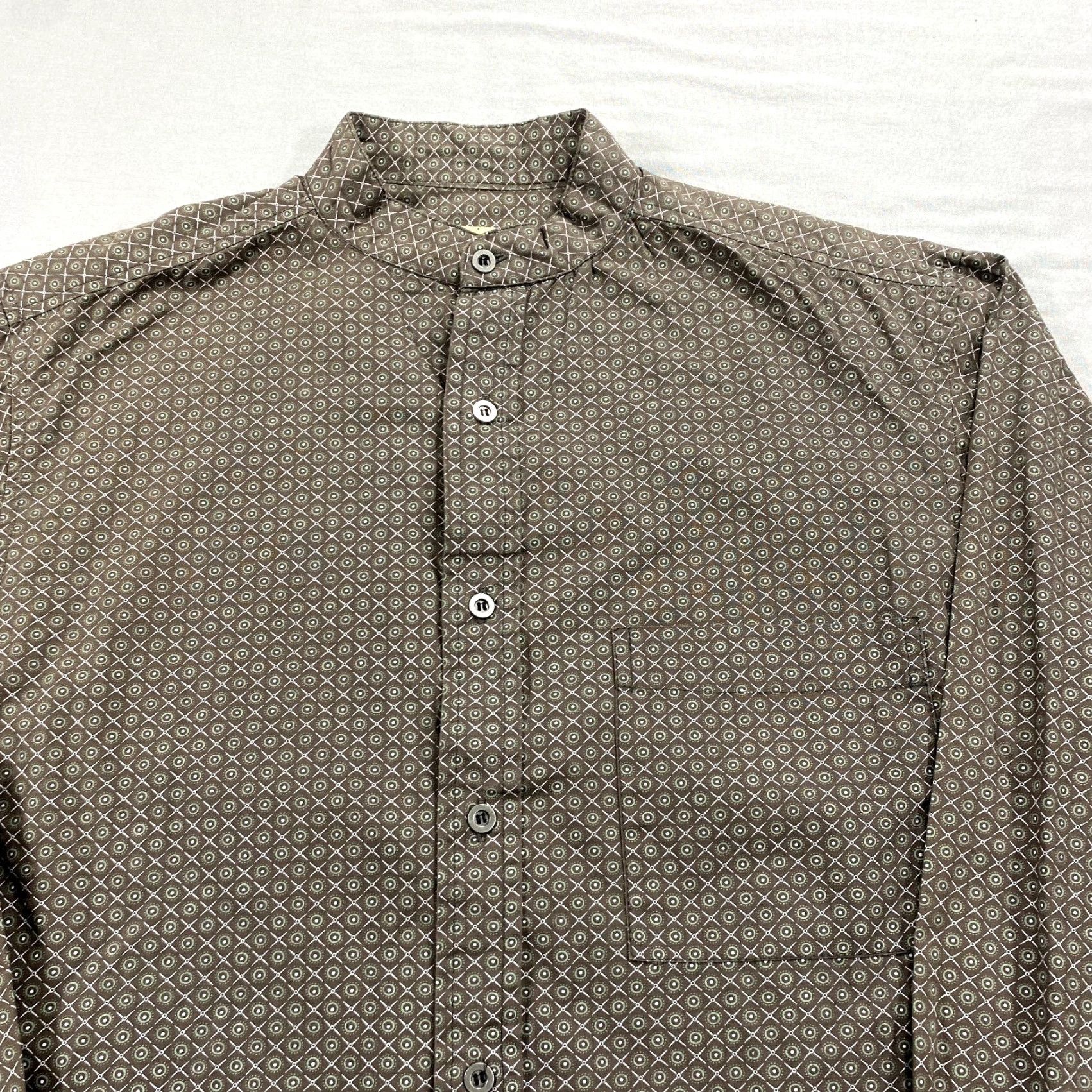 Scully VINTAGE Scully Shirt Mens Small Brown Band Collar Western Button Up Casual Size US S / EU 44-46 / 1 - 3 Thumbnail