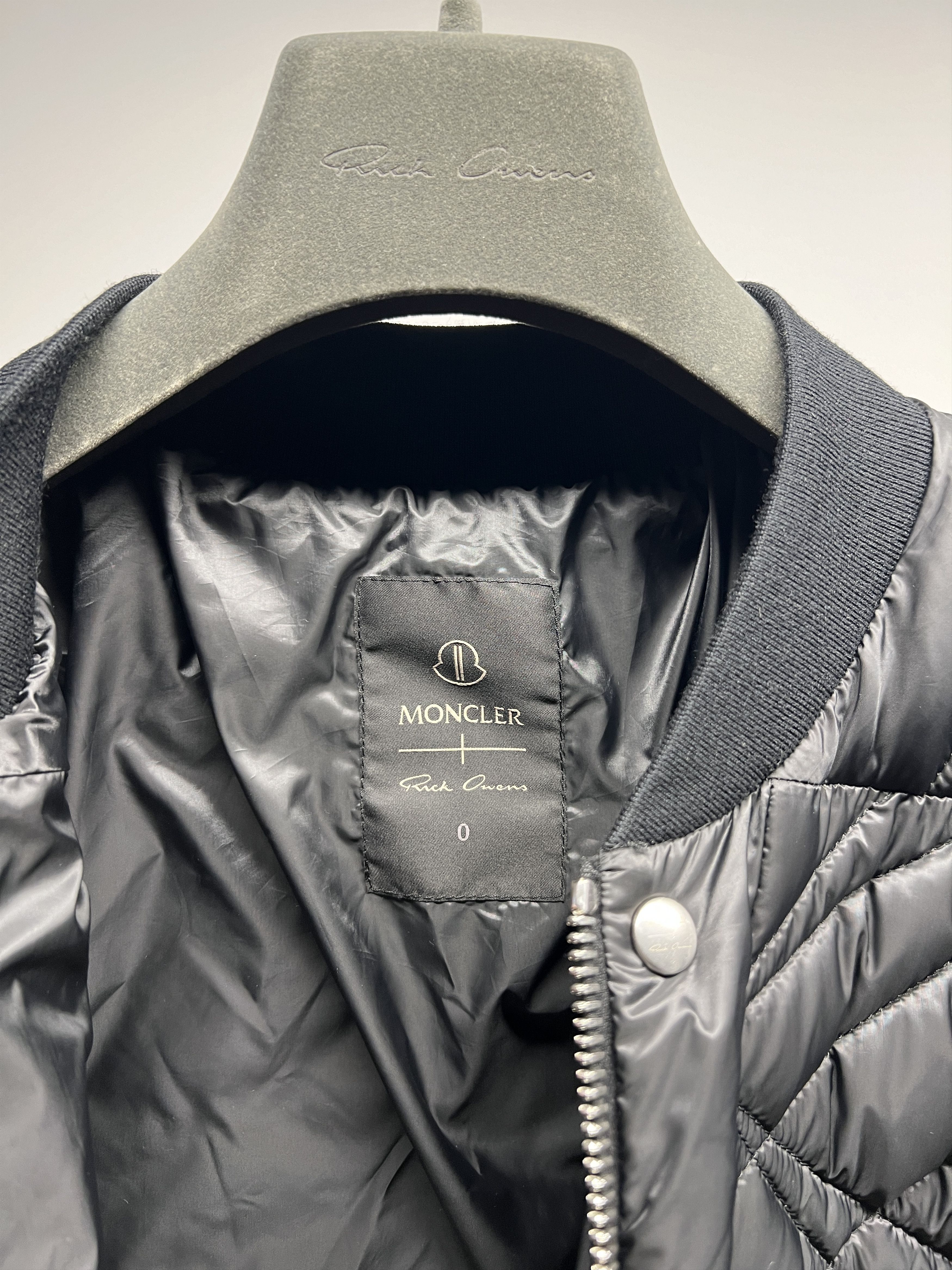 Moncler × Rick Owens RICK OWENS MEGAPENTA FLIGHT JACKET Size US L / EU 52-54 / 3 - 11 Thumbnail