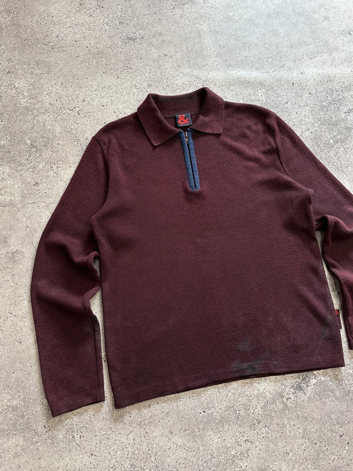 Dolce & Gabbana × Vintage Vintage Dolce & Gabbana 1/4 Zip Sweater Wool D&G Archival Size US S / EU 44-46 / 1 - 3 Thumbnail