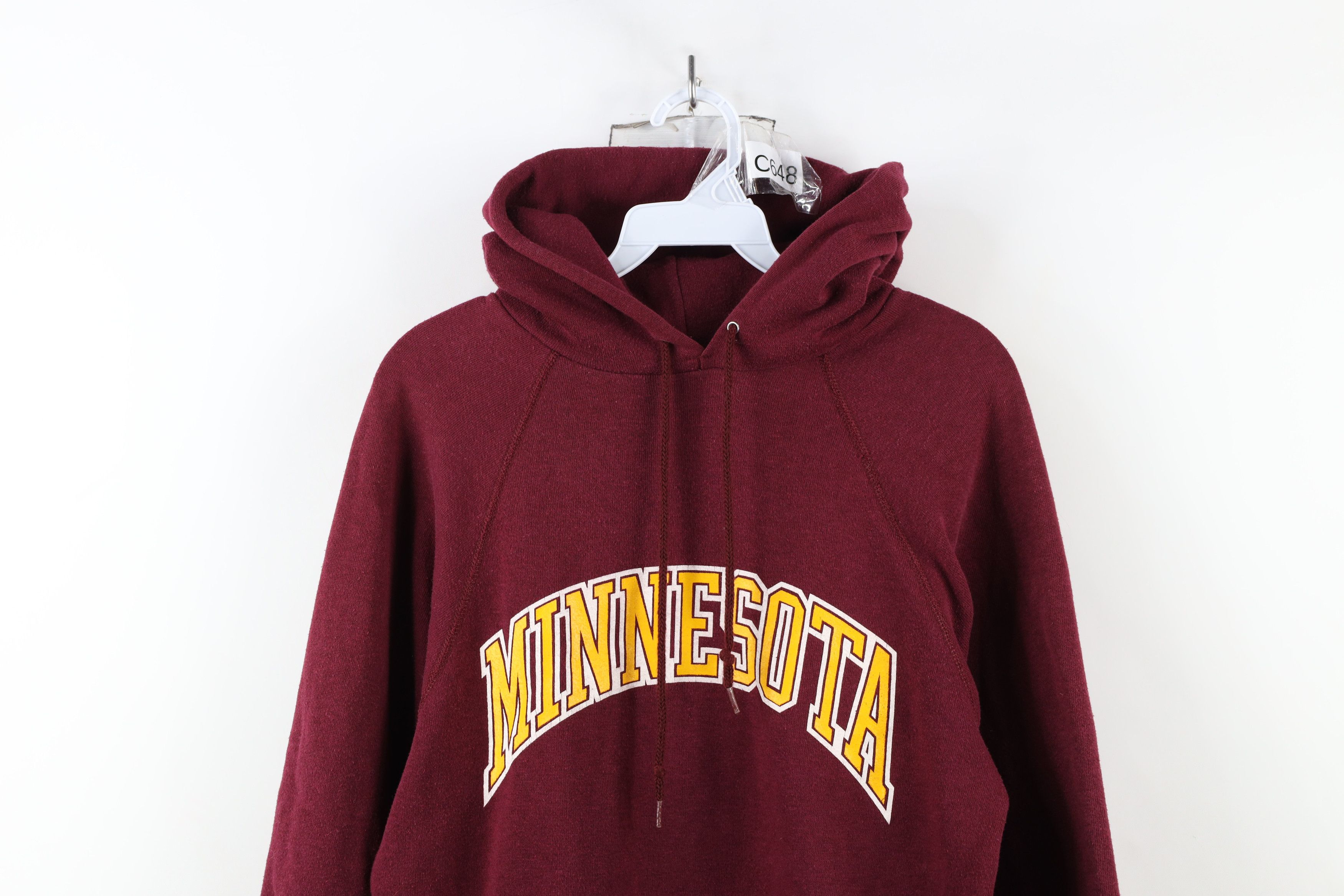 Vintage Vintage 70s 80s University of Minnesota Hoodie Sweatshirt Size US M / EU 48-50 / 2 - 2 Thumbnail