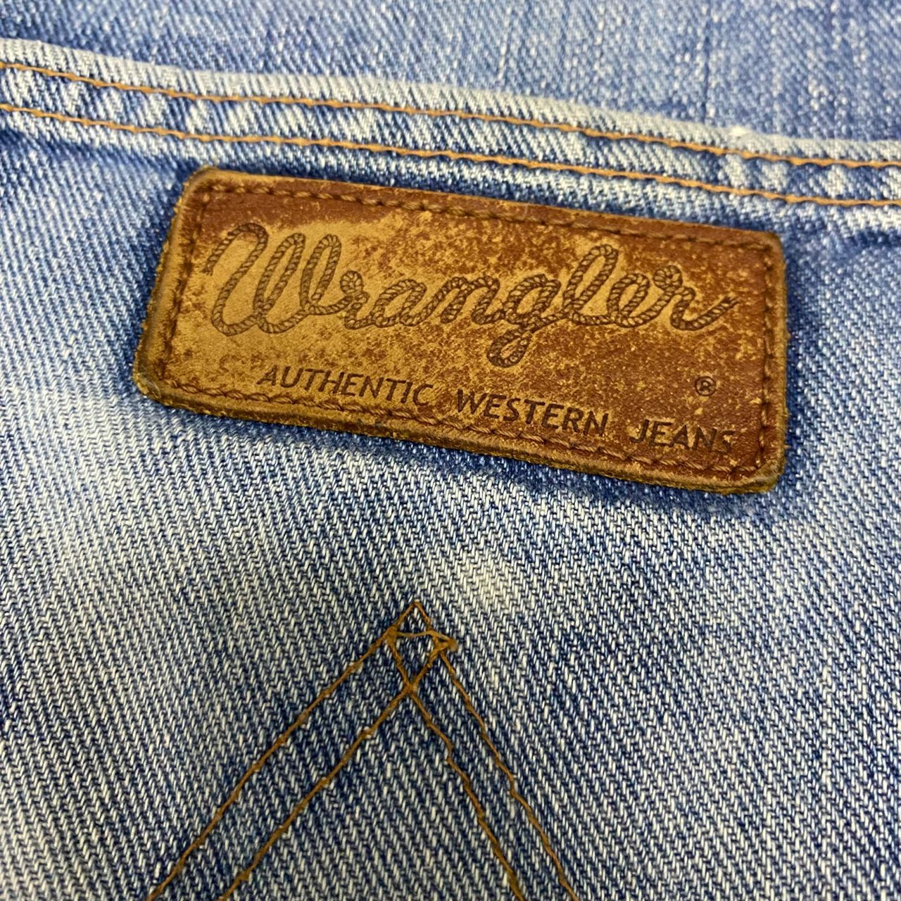 Wrangler Vintage 80s Wrangler Distressed Denim Size US 31 - 11 Thumbnail