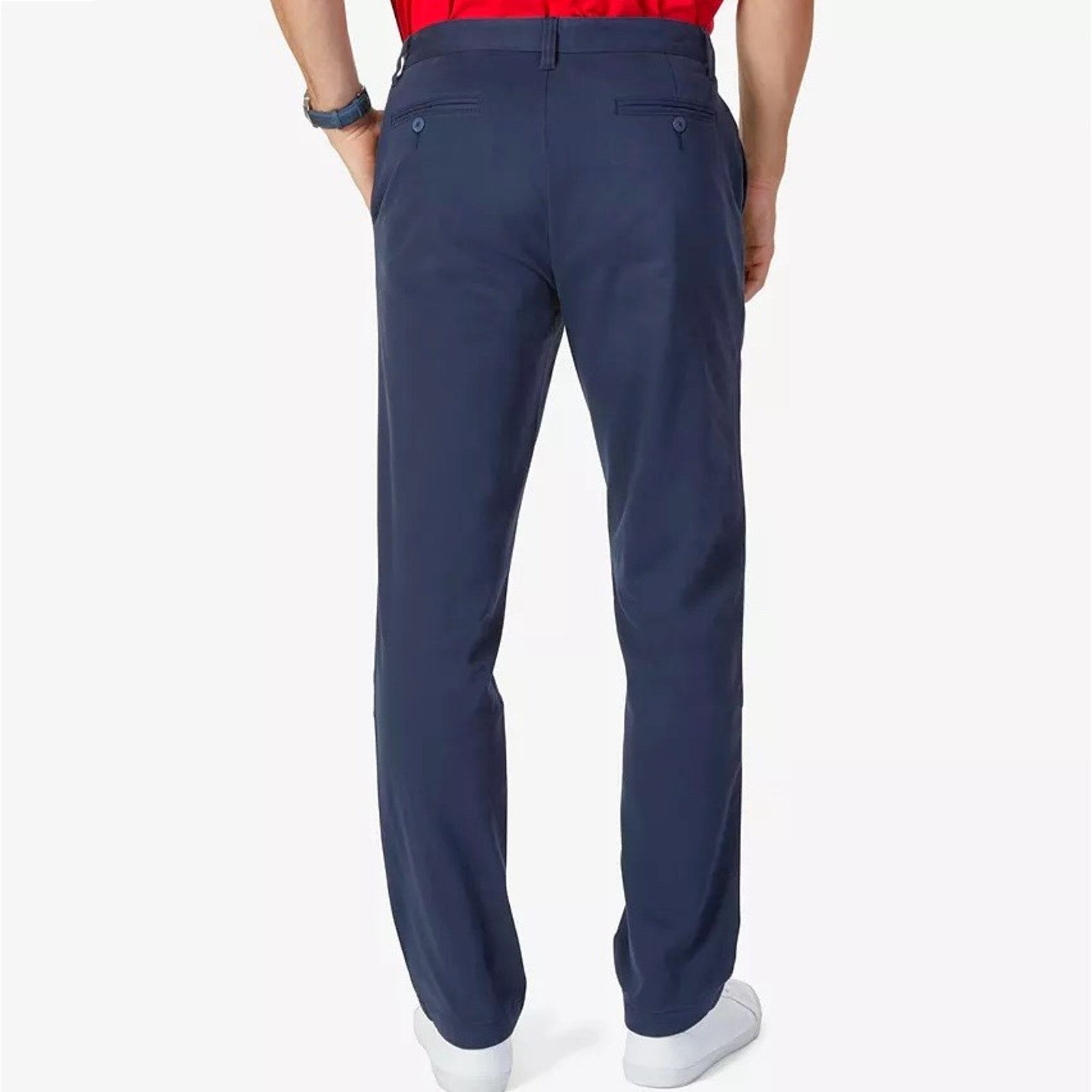 Nautica Nautica Men's Marine Navy Cotton Casual Pants Size W45 L30 Size US 44 / EU 60 - 2 Thumbnail