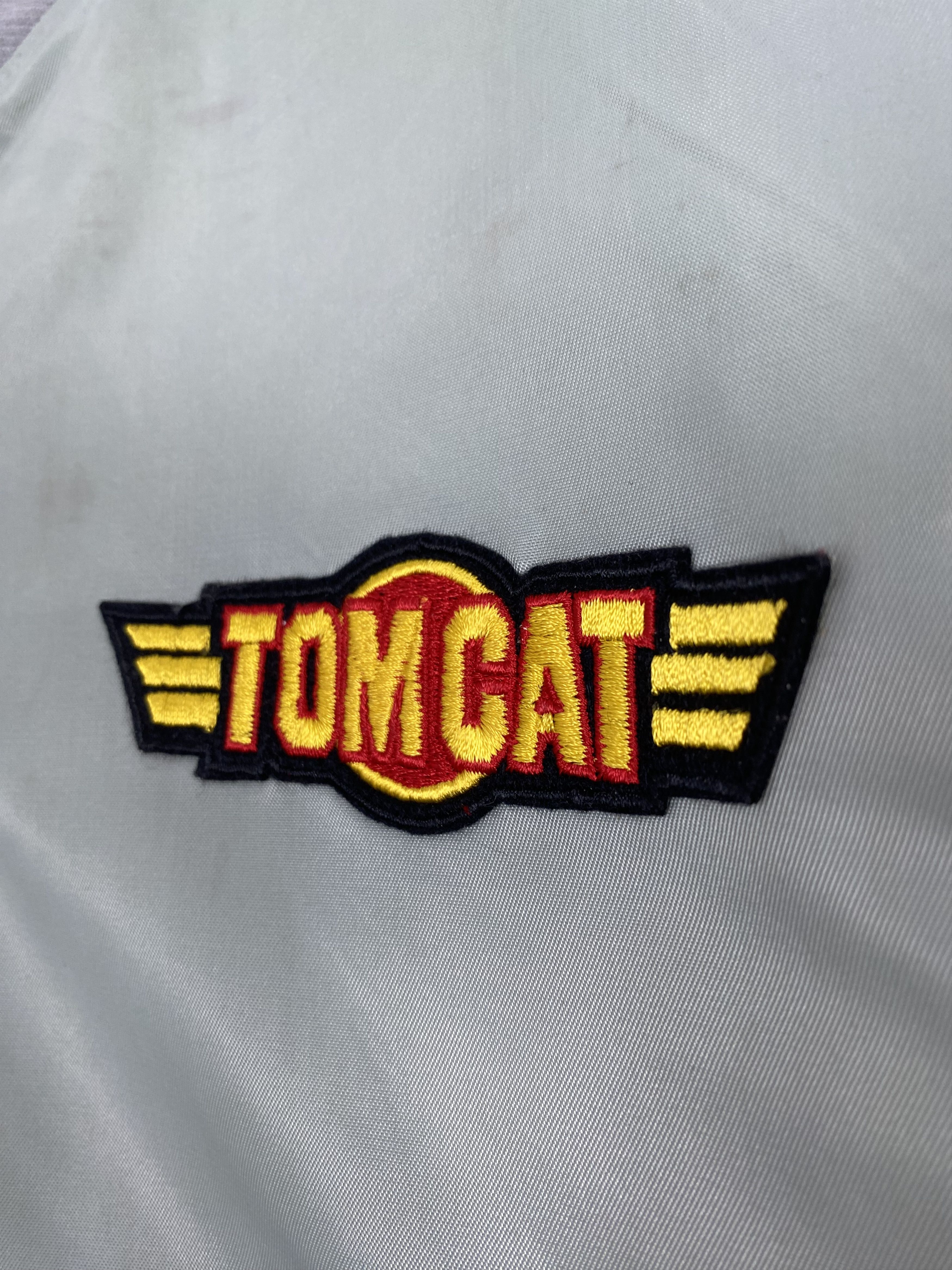 Vintage Vintage Tom Cat Big Logo Bombers Jacket PJ2488 Size US L / EU 52-54 / 3 - 5 Thumbnail