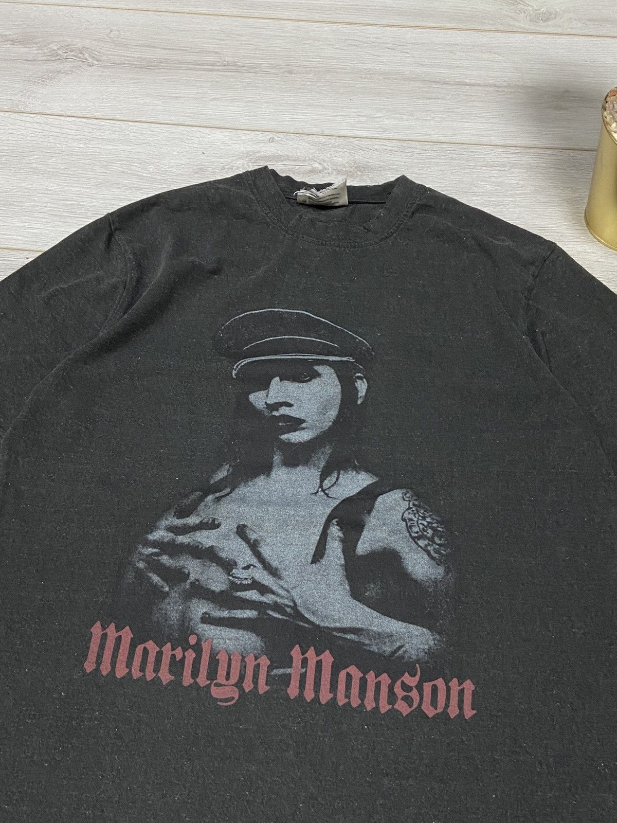Band Tees Vintage 2001’s Marilyn Manson Naked Tshirt Size US L / EU 52-54 / 3 - 3 Thumbnail