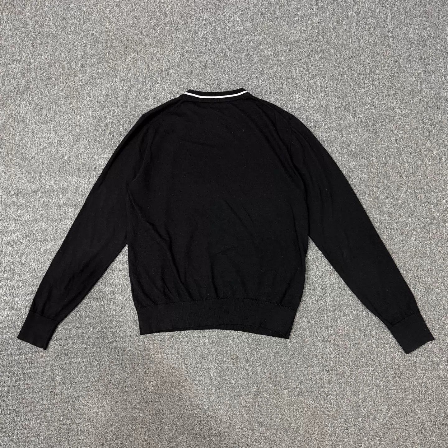 Dior Dior Atelier Bee Black Wool Knit Sweater M Size M / US 6-8 / IT 42-44 - 2 Thumbnail