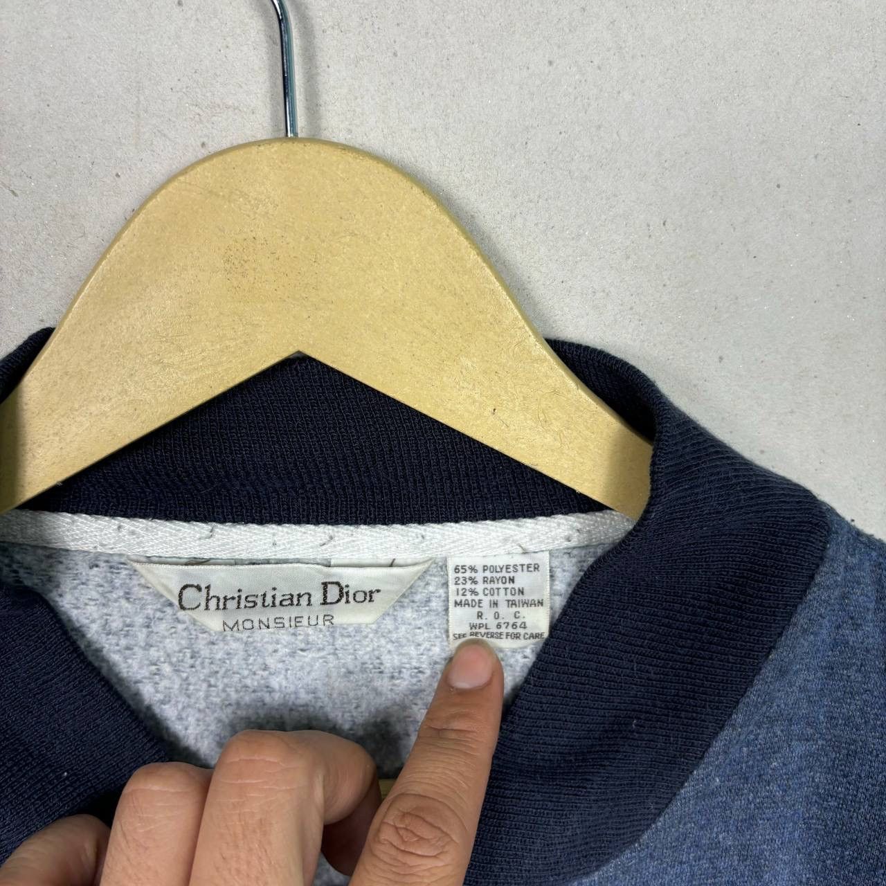 Christian Dior Monsieur Vintage 80s Christian Dior Monsieur Bomber Sweatshirt Jacket Size US XL / EU 56 / 4 - 6 Thumbnail