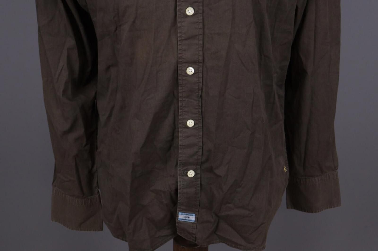 La Martina La Martina Buenos Aires Brown Button Down Shirt Size XL Size US XL / EU 56 / 4 - 5 Thumbnail