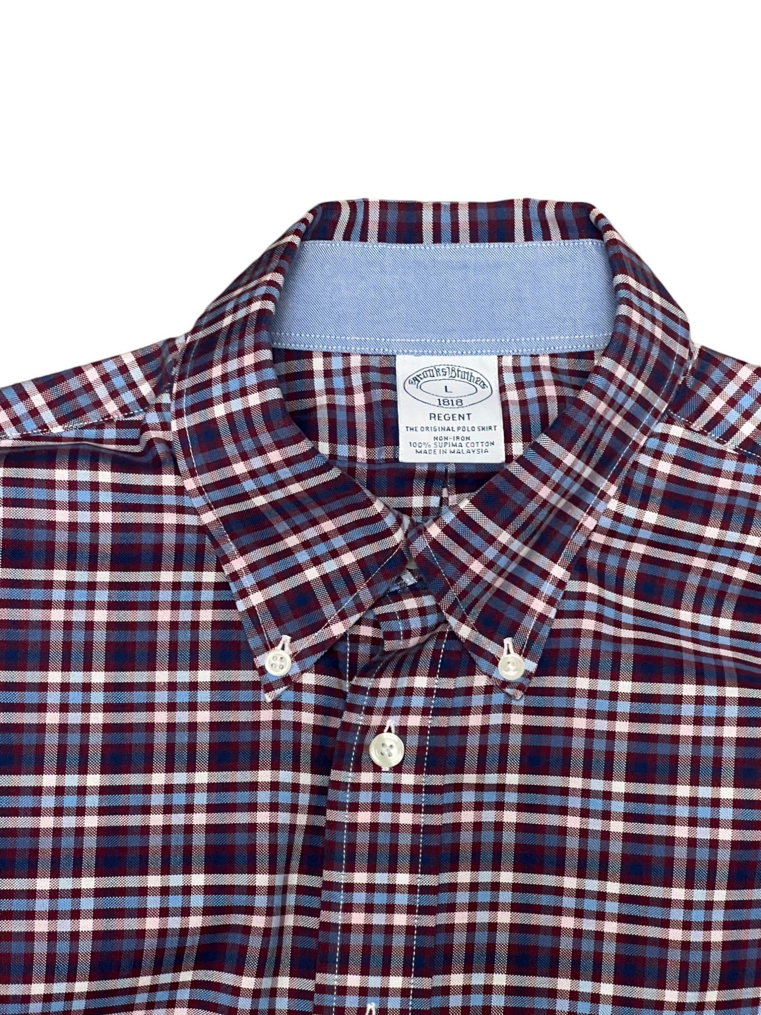 Brooks Brothers Brooks Brothers Shirt Men's L Regent Button Down Plaid Size US L / EU 52-54 / 3 - 10 Thumbnail