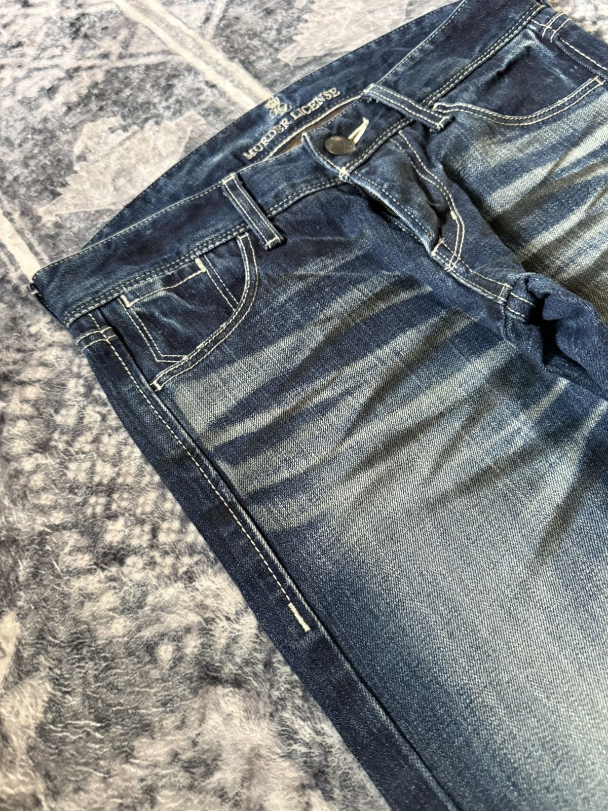 Hysteric Glamour Murder License Japan Tornado Stacked Skinny Jeans Size US 28 / EU 44 - 11 Thumbnail