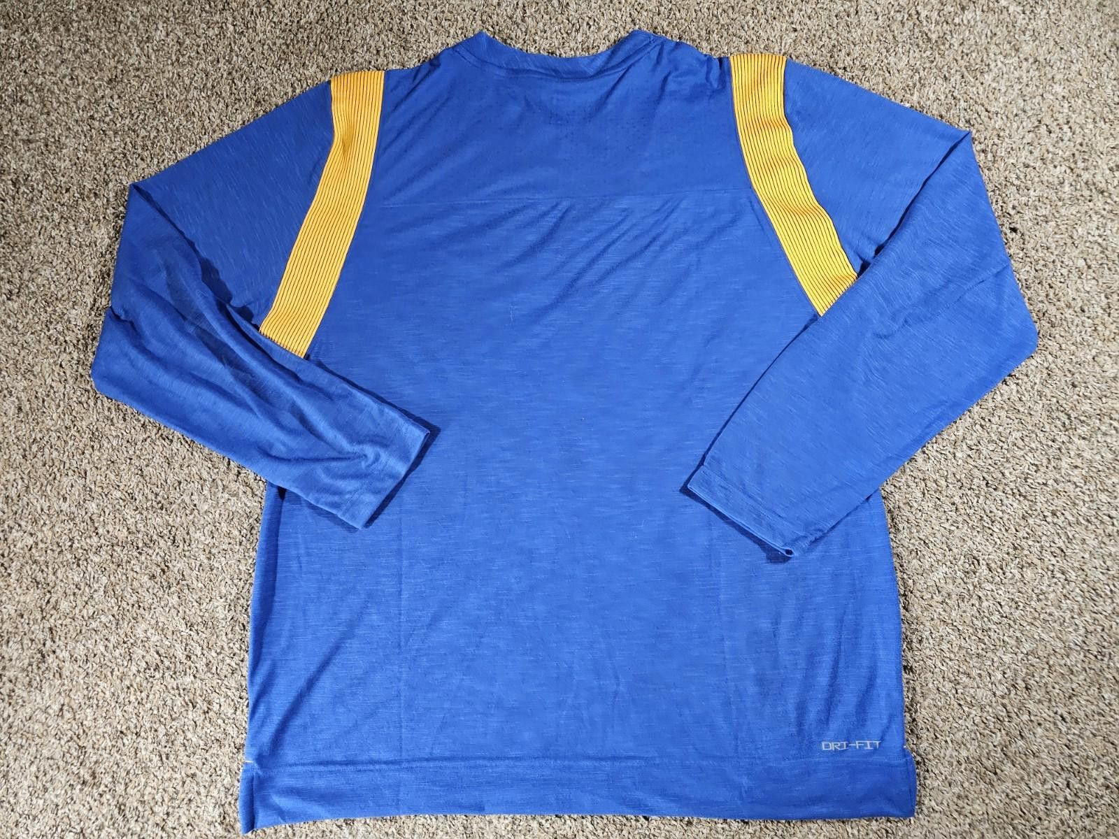 Nike Nike Drifit Long Sleeve Eagles Basketball Shirt Blue XL Size US XL / EU 56 / 4 - 7 Thumbnail