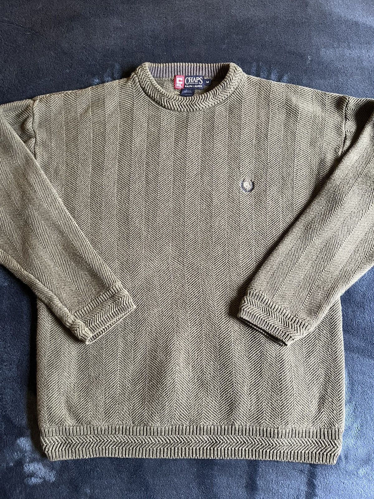 Louis Vuitton Handknit Crewneck Forest Green. Size L0