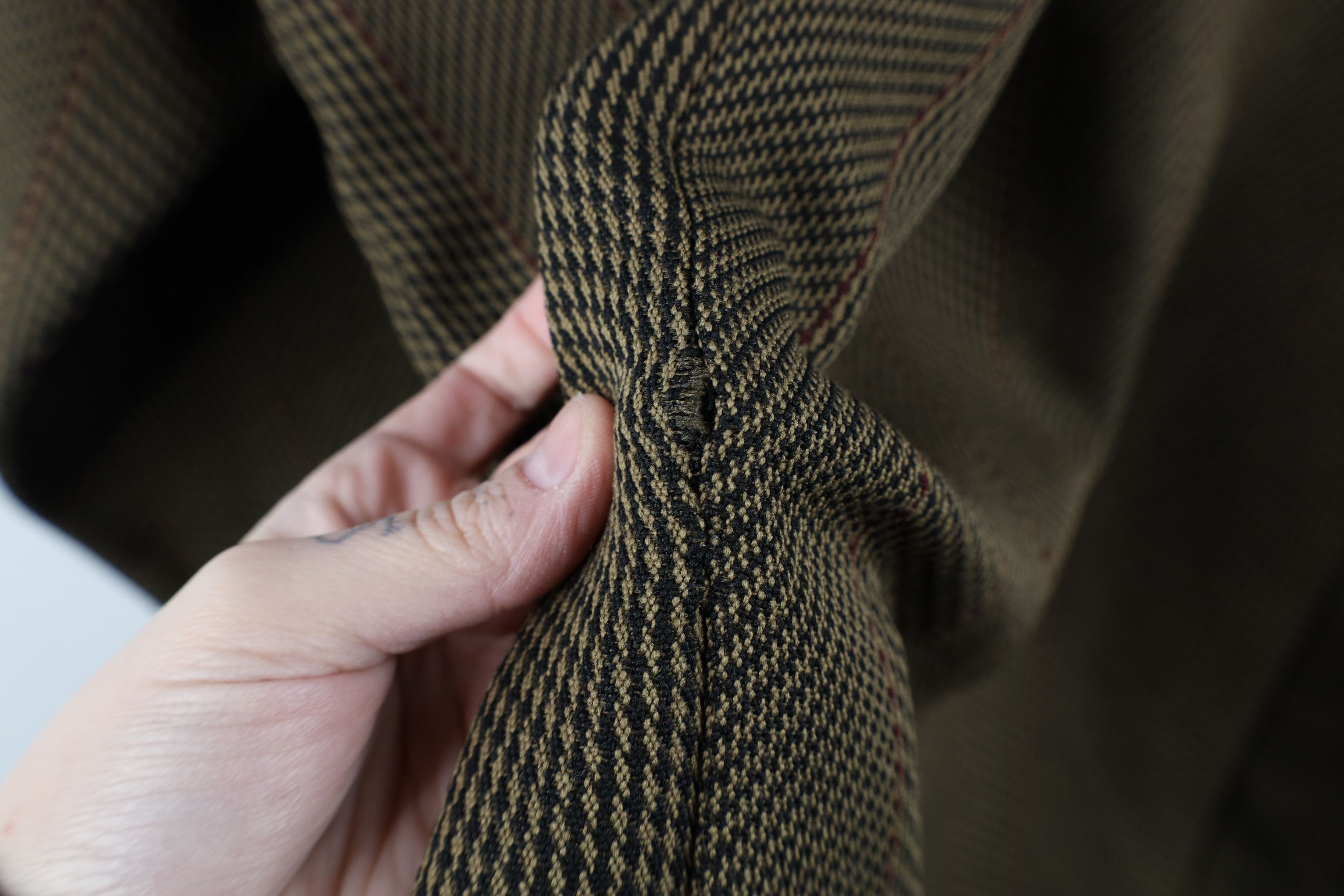 Vintage Vintage 90s Rockabilly Streetwear Houndstooth Button Shirt Size US L / EU 52-54 / 3 - 5 Thumbnail