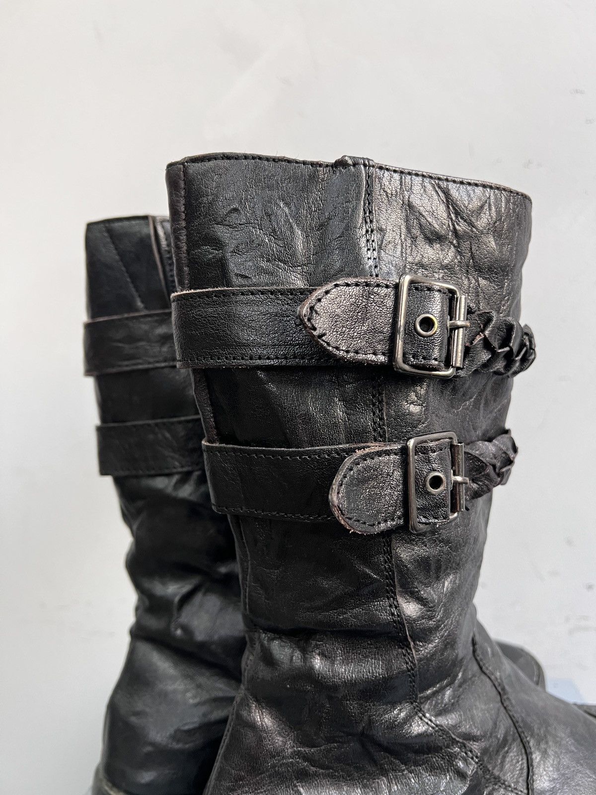 14th Addiction Opium style 14th addiction belted rimless boxing boots y2k Size US 8 / EU 41 - 8 Thumbnail