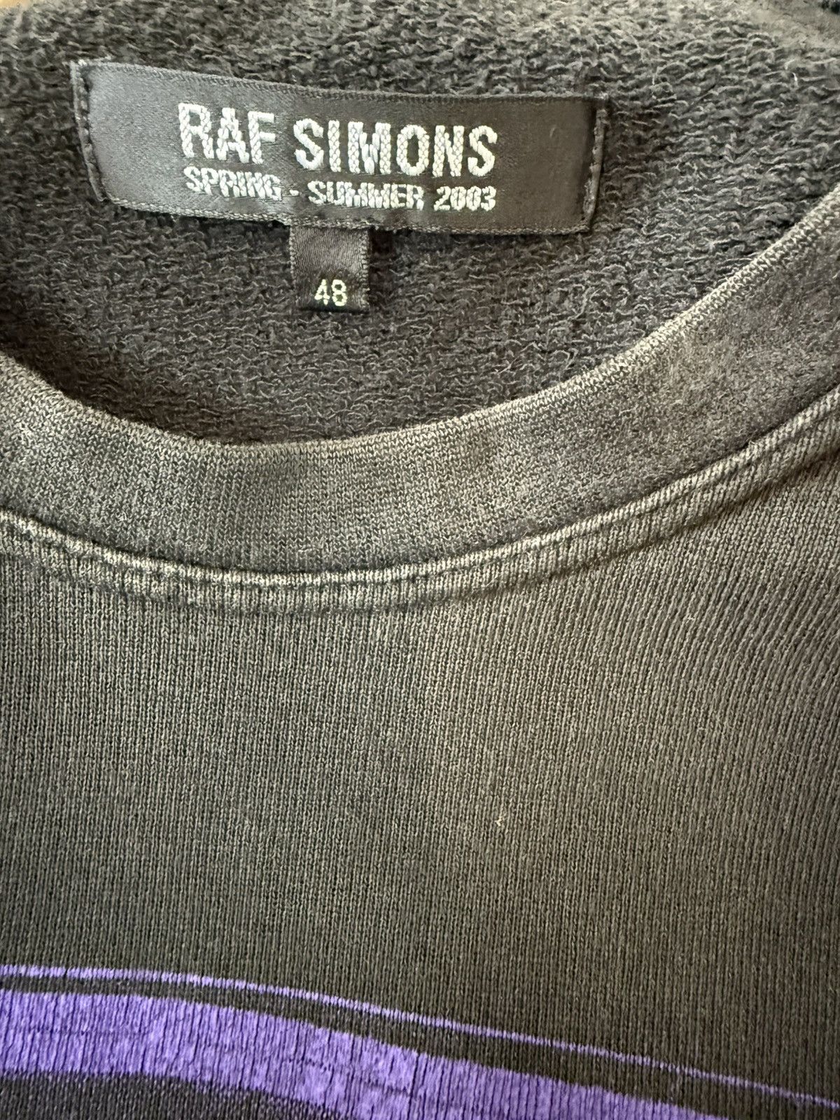 Raf Simons SS03 RAF Simons “consumed”Richie Manic crew neck sweater Size US M / EU 48-50 / 2 - 4 Thumbnail