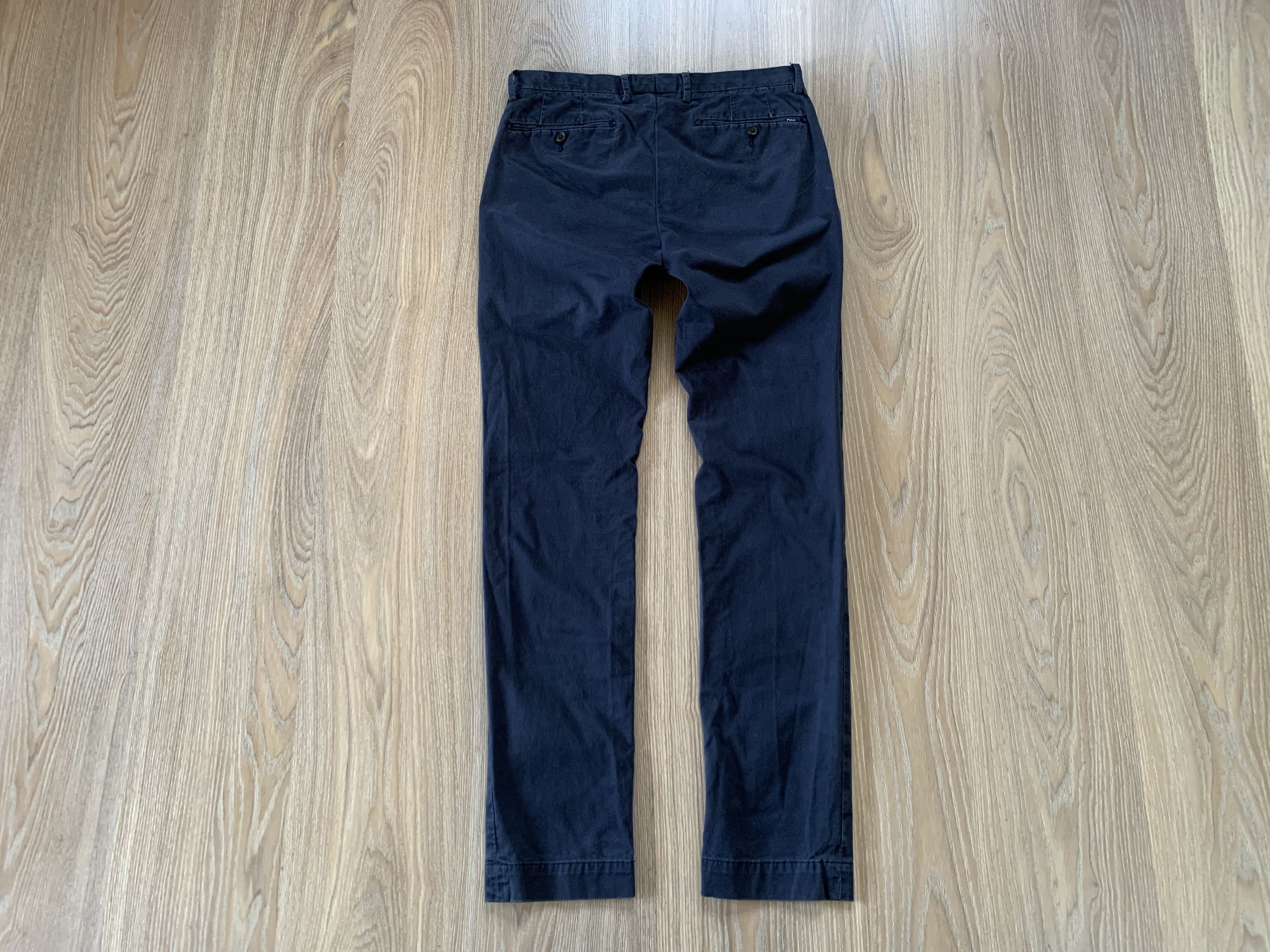 Polo Ralph Lauren × Ralph Lauren Polo Ralph Lauren Stretch Slim Fit Blue Chino Pants Size US 31 - 3 Thumbnail