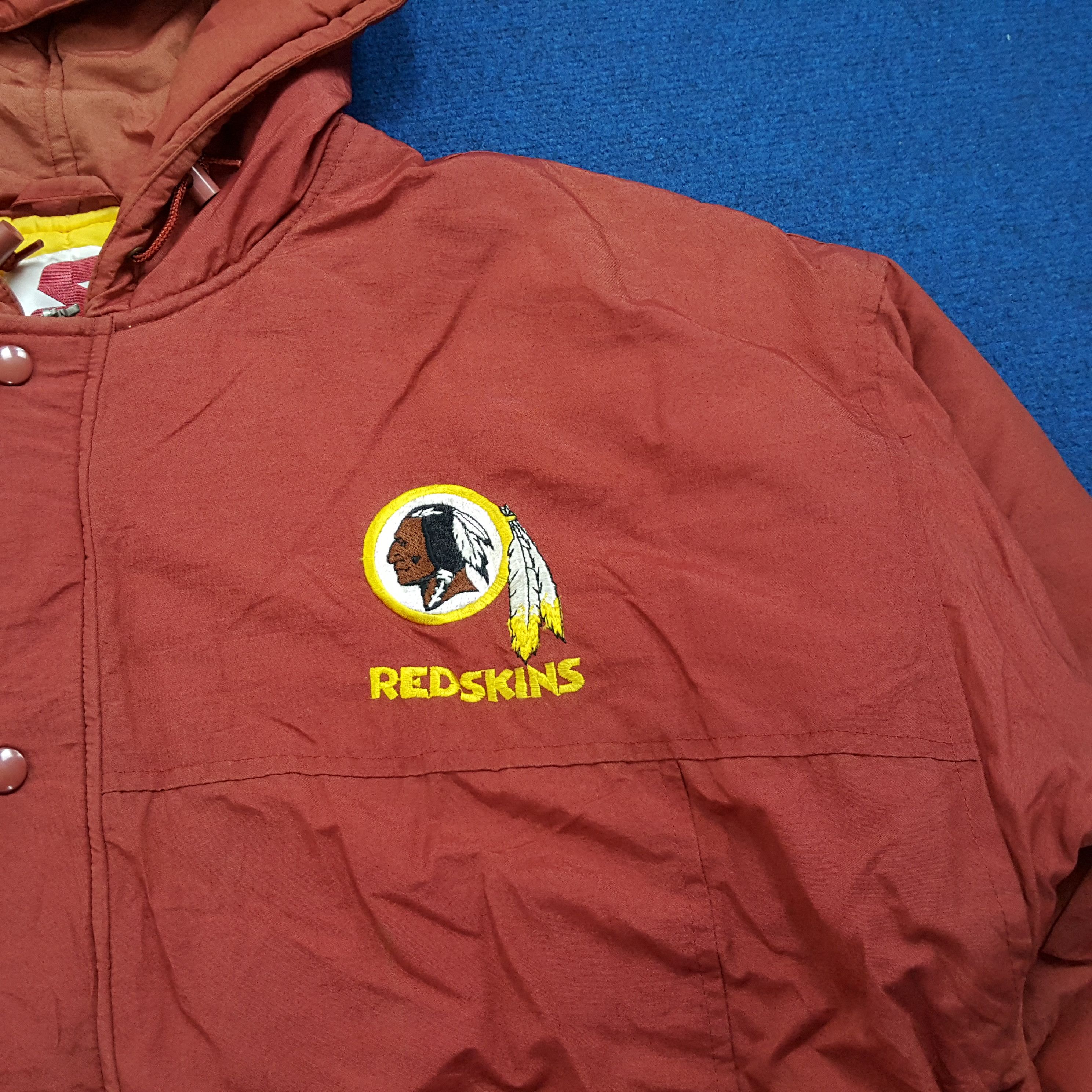 NFL × Starter × Vintage Vintage NFL REDSKINS American Football Team Jacket Size US L / EU 52-54 / 3 - 4 Thumbnail