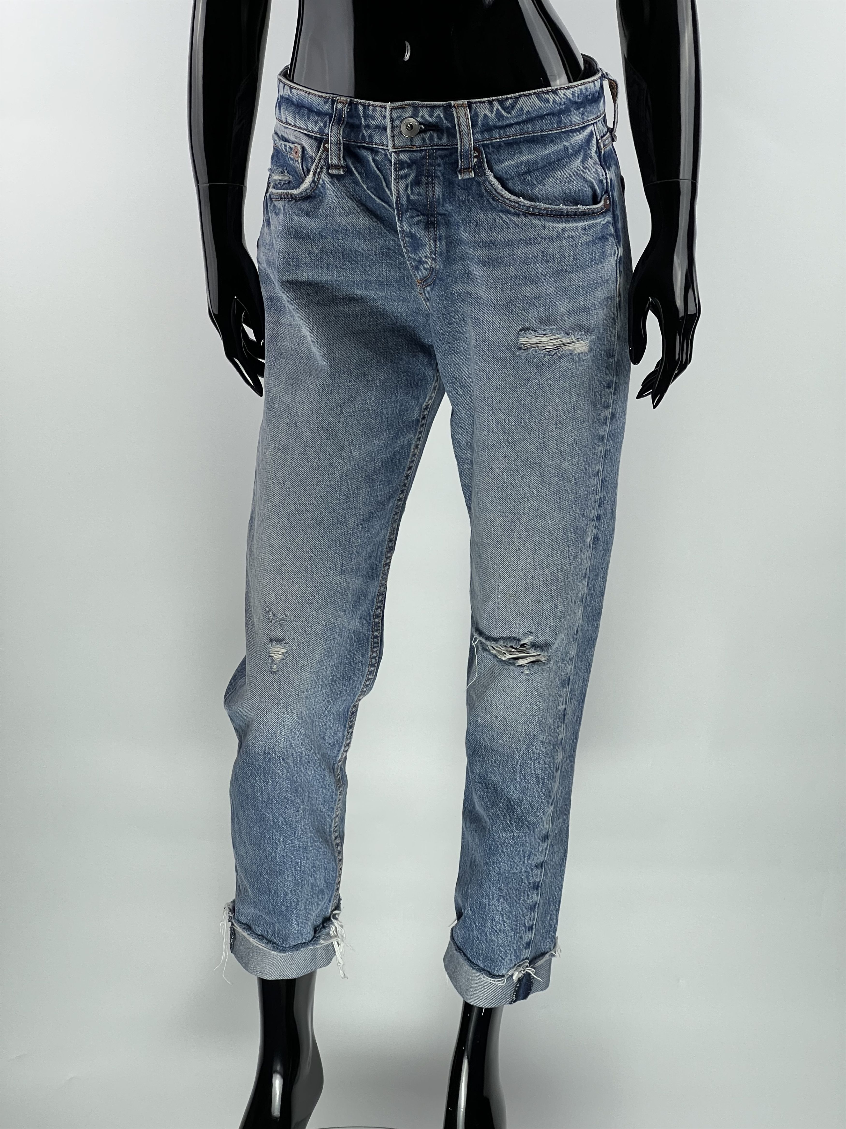 Rag Bone Women's Boyfriend Ankle Jeans Size 25