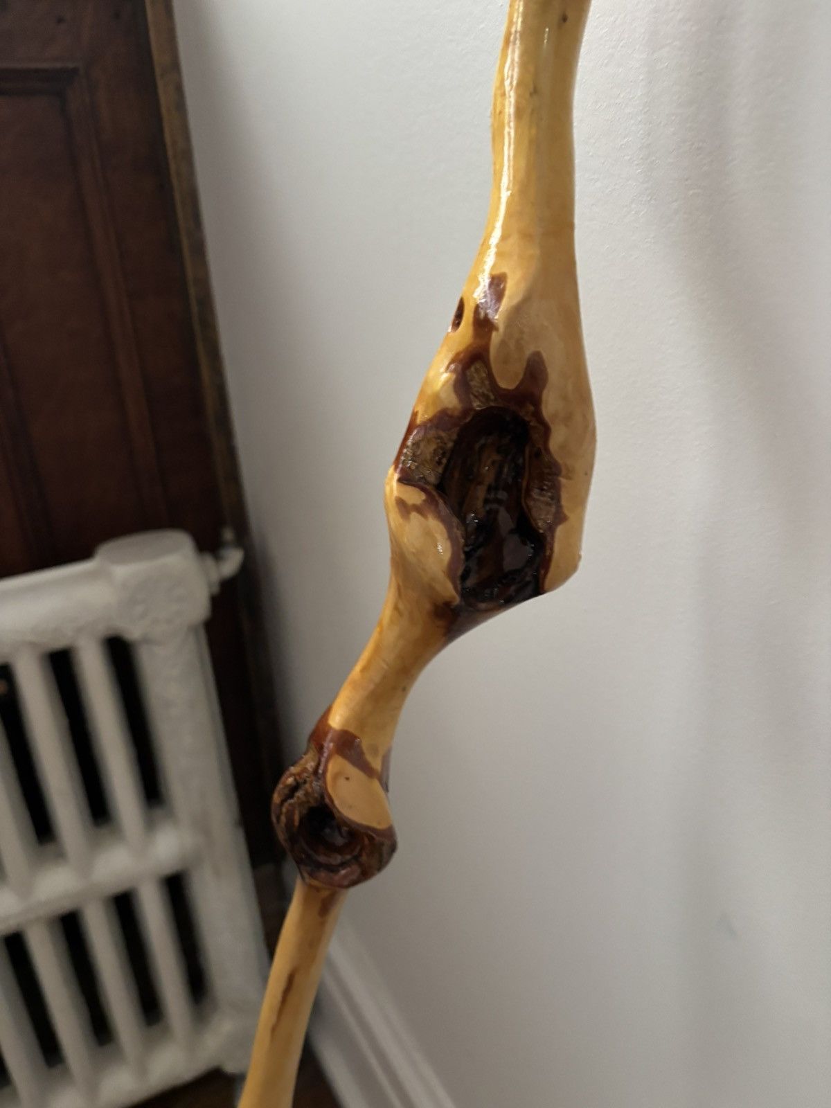 Vintage × Wood Wood Vintage Driftwood Walking Stick Stick Nation Cane Artisan Size ONE SIZE - 9 Thumbnail