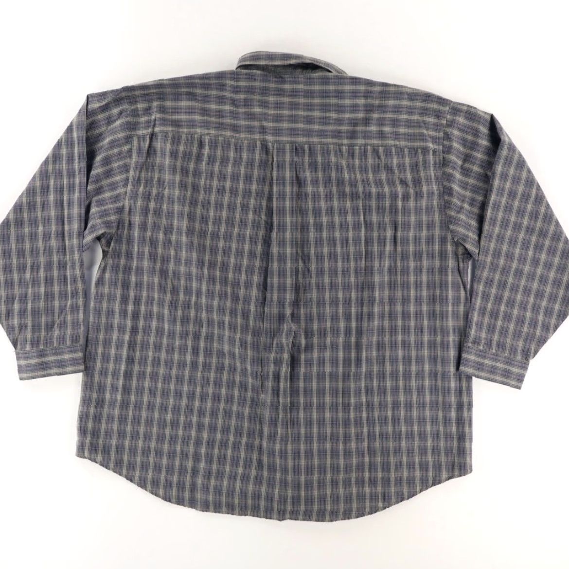 Van Heusen Van Heusen Wrinkle Free Plaid Shirt Men's 2XL Button Down Shirt for Men; Cotton Blend; Long Sleeve; Relaxed Fit; Multi-Colored Plaid; 2XL Size US XXL / EU 58 / 5 - 4 Thumbnail