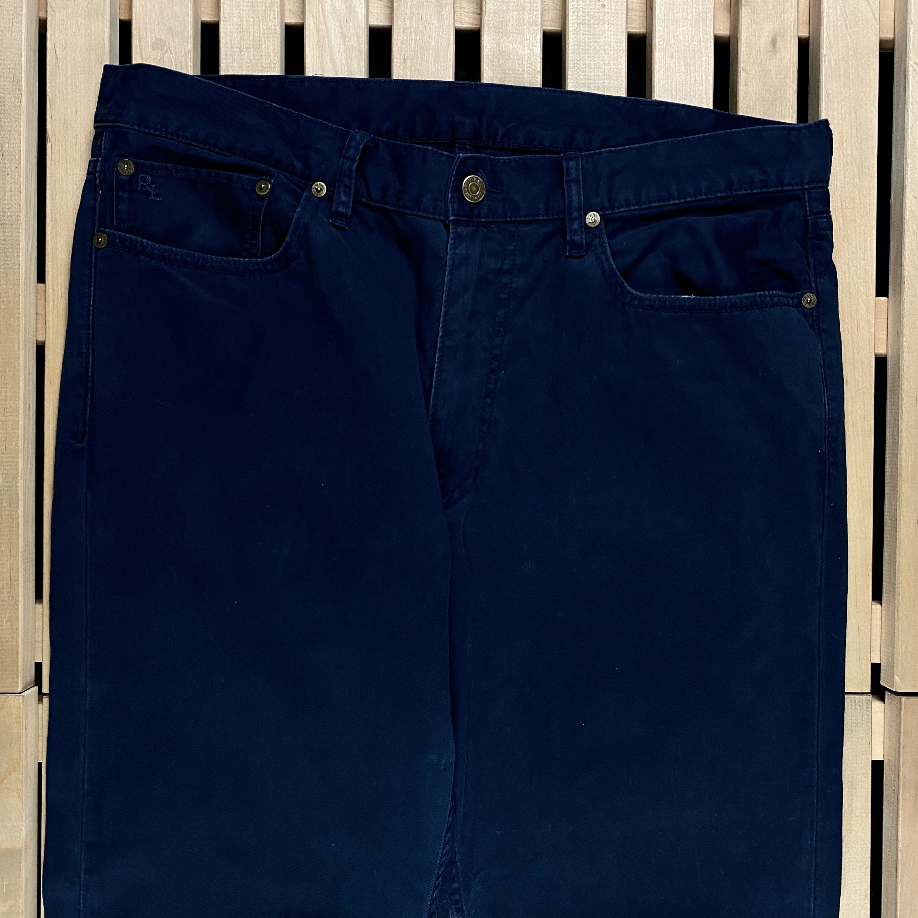 Polo Ralph Lauren × Ralph Lauren Mens Denim Pants Polo Ralph Lauren Size 36 Cotton Size US 36 / EU 52 - 2 Thumbnail