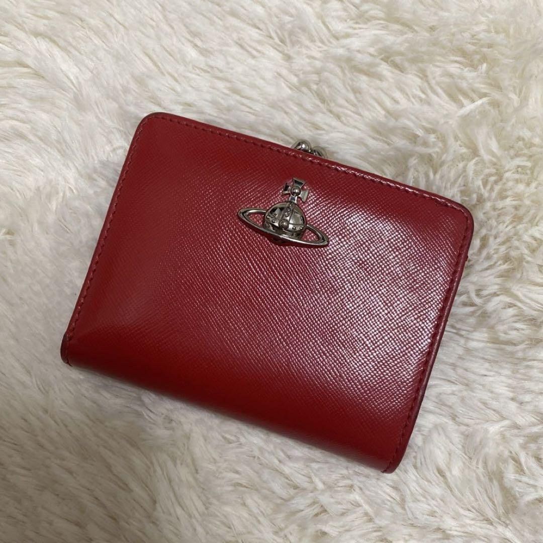 image of Vivienne Westwood Red Orb Logo Wallet, Women's