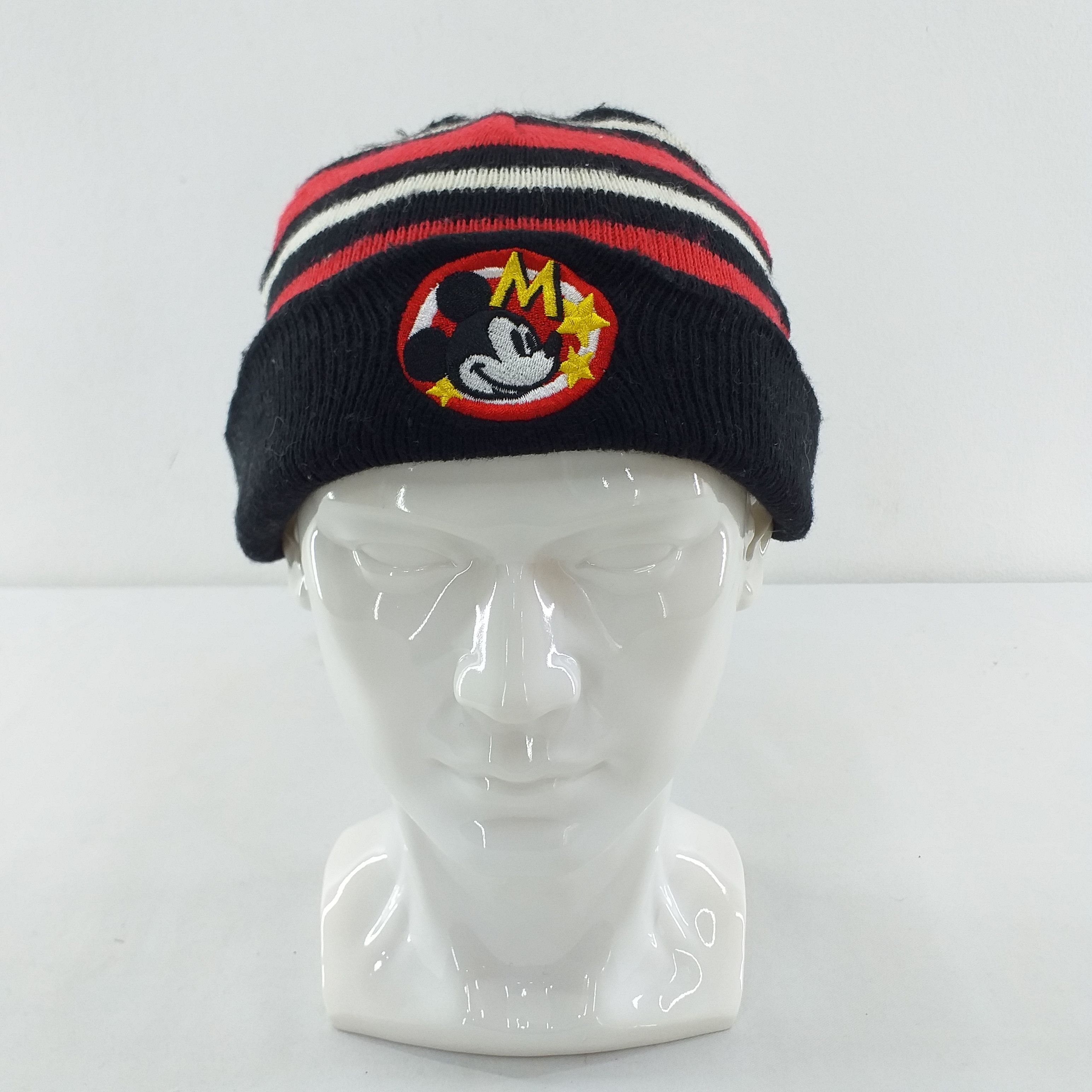 Japanese Brand Mickey Mouse Embroidery Snow Cap Hat Beanie -BN168 Size ONE SIZE - 1 Thumbnail
