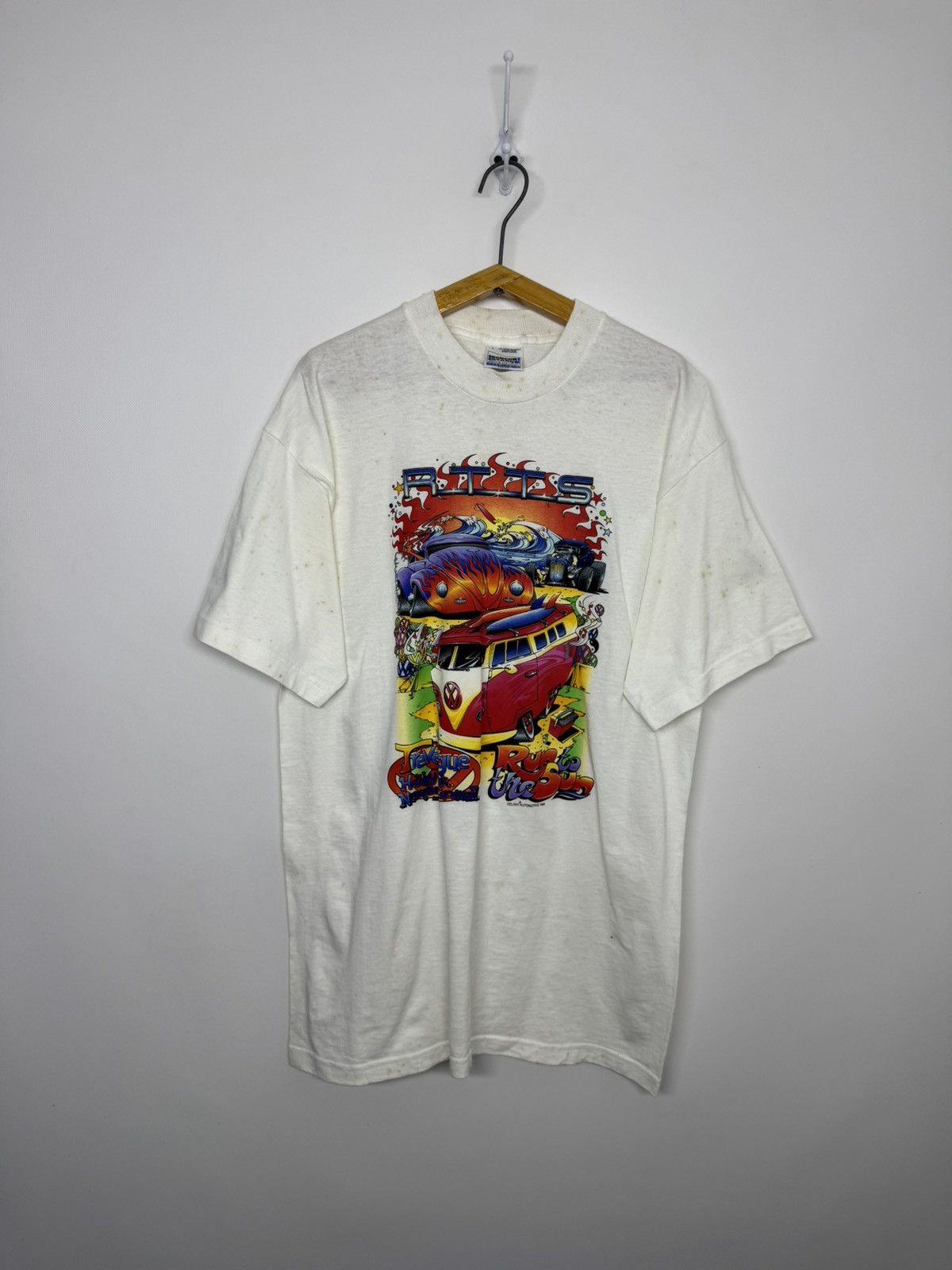Vintage Vintage Y2k Volkswagen T-Shirt 90’s Size US L / EU 52-54 / 3 - 1 Thumbnail