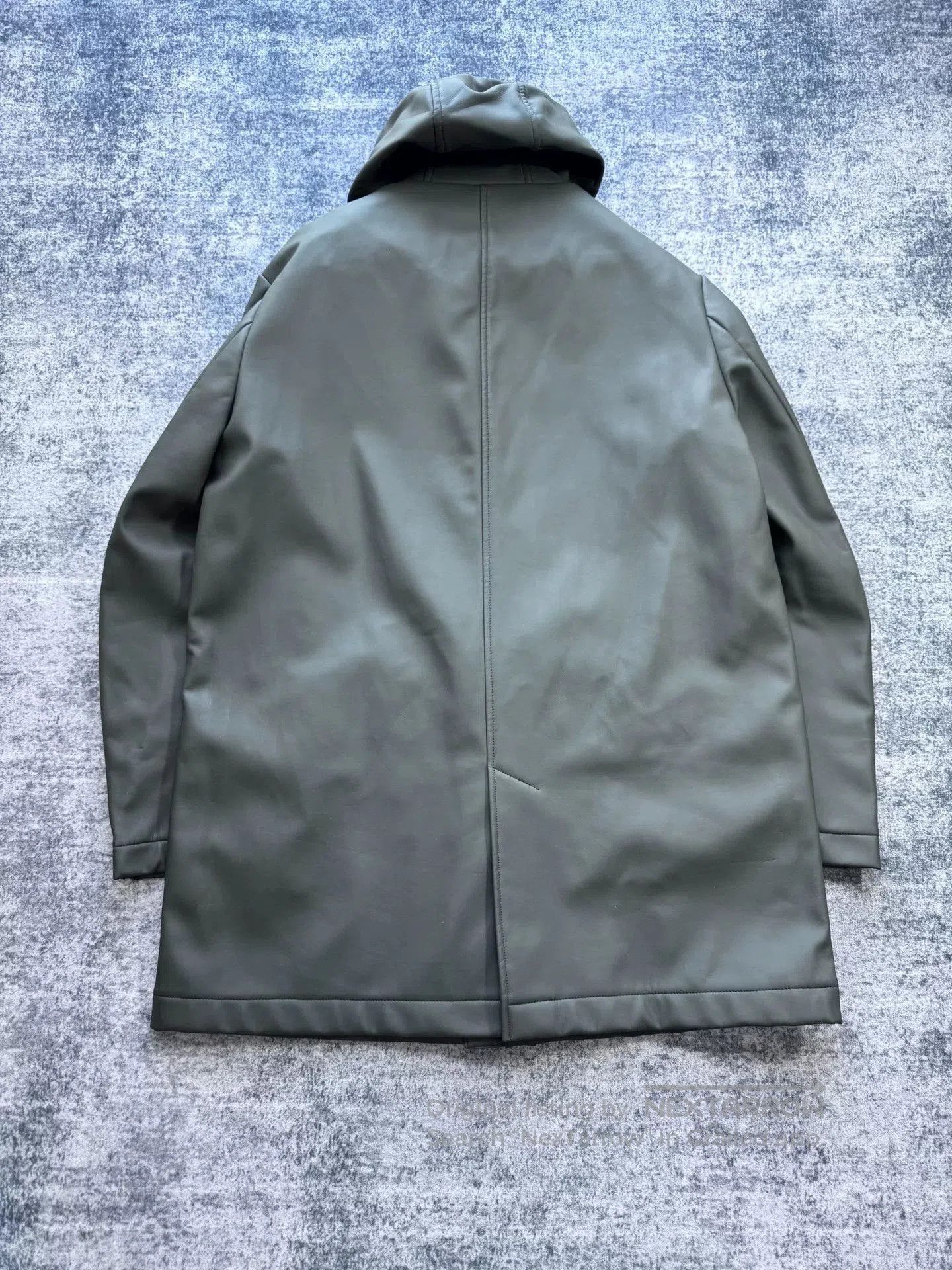 Fendi Fendi Green Eco Leather Hooded Coat. Size US L / EU 52-54 / 3 - 2 Thumbnail