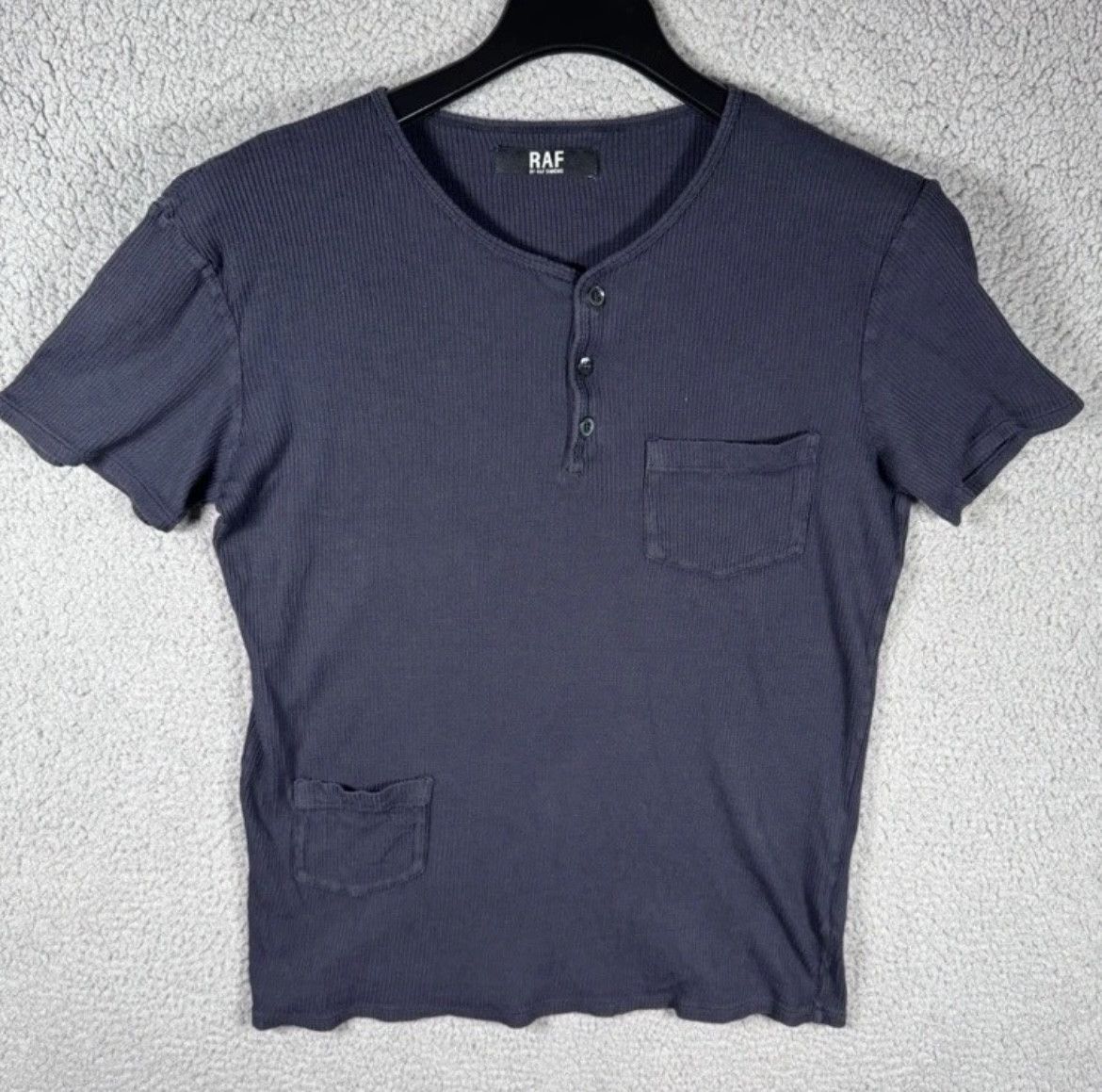 Raf Simons Vintage Button Up Henley T Shirt Size US S / EU 44-46 / 1 - 1 Thumbnail