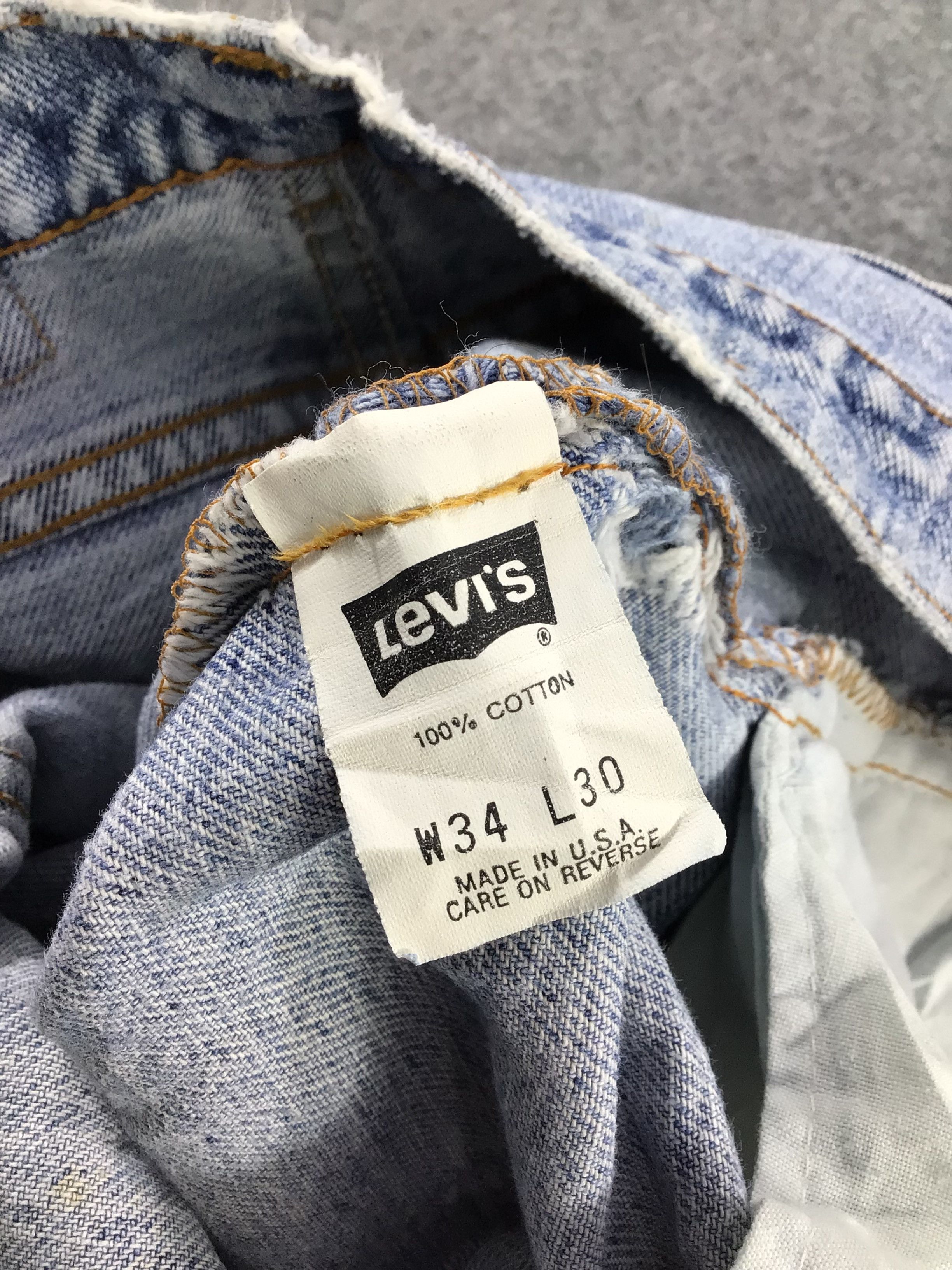 Levi's Vintage Levis 505 Jeans-J879 Size US 33 - 13 Thumbnail