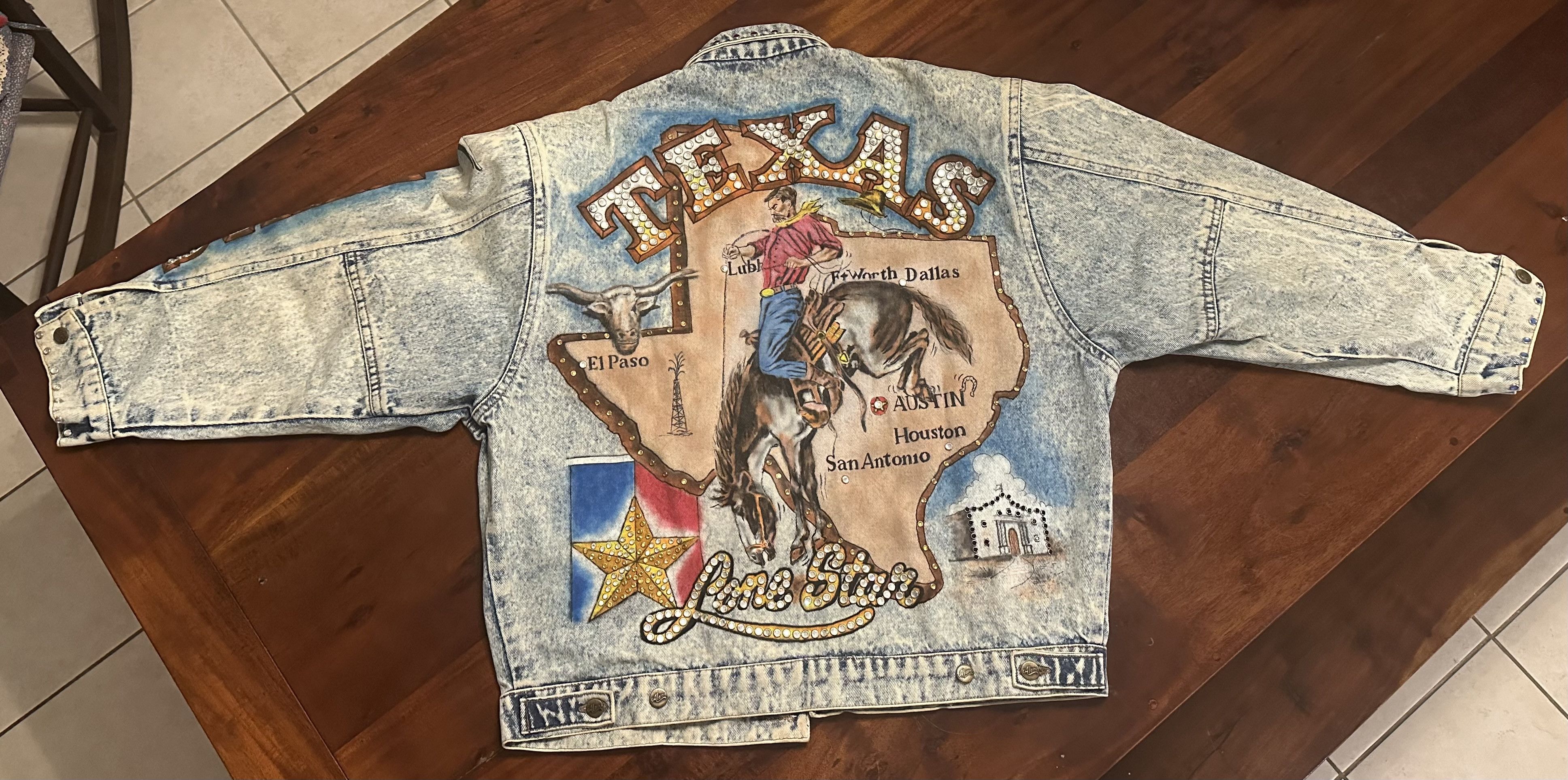 Other 1987 Tony Alamo of Nashville Texas Denim Jacket – Size L Size US L / EU 52-54 / 3 - 7 Thumbnail