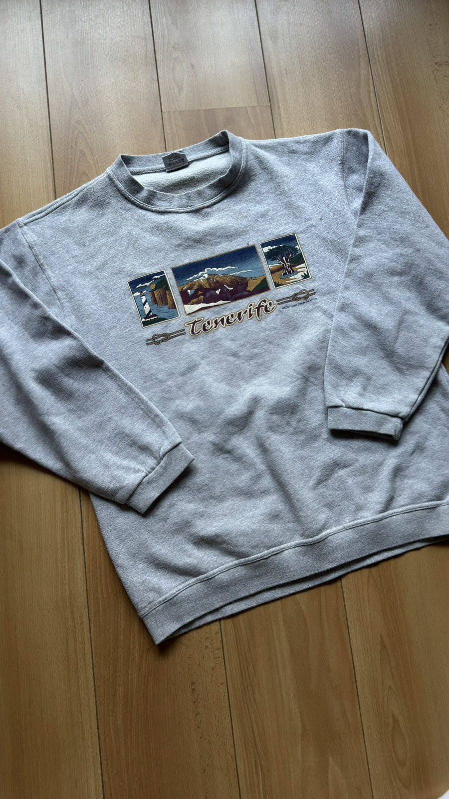Vintage Vintage gray sweatshirt Canary crewneck Size US XXL / EU 58 / 5 - 2 Thumbnail