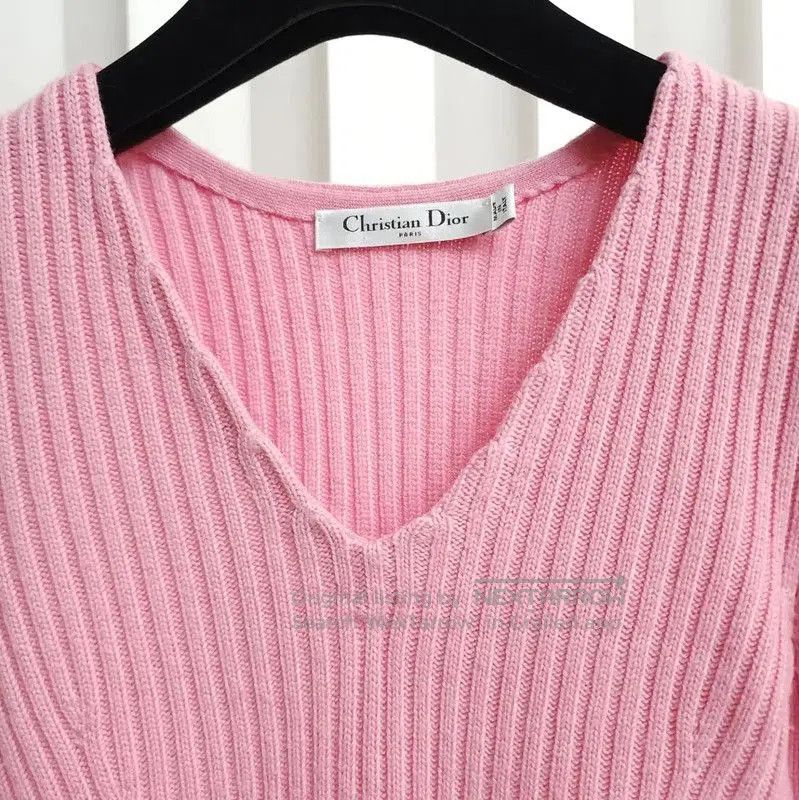 Dior Dior Pink Wool Long Sleeve Knit Top . Size S / US 4 / IT 40 - 3 Thumbnail